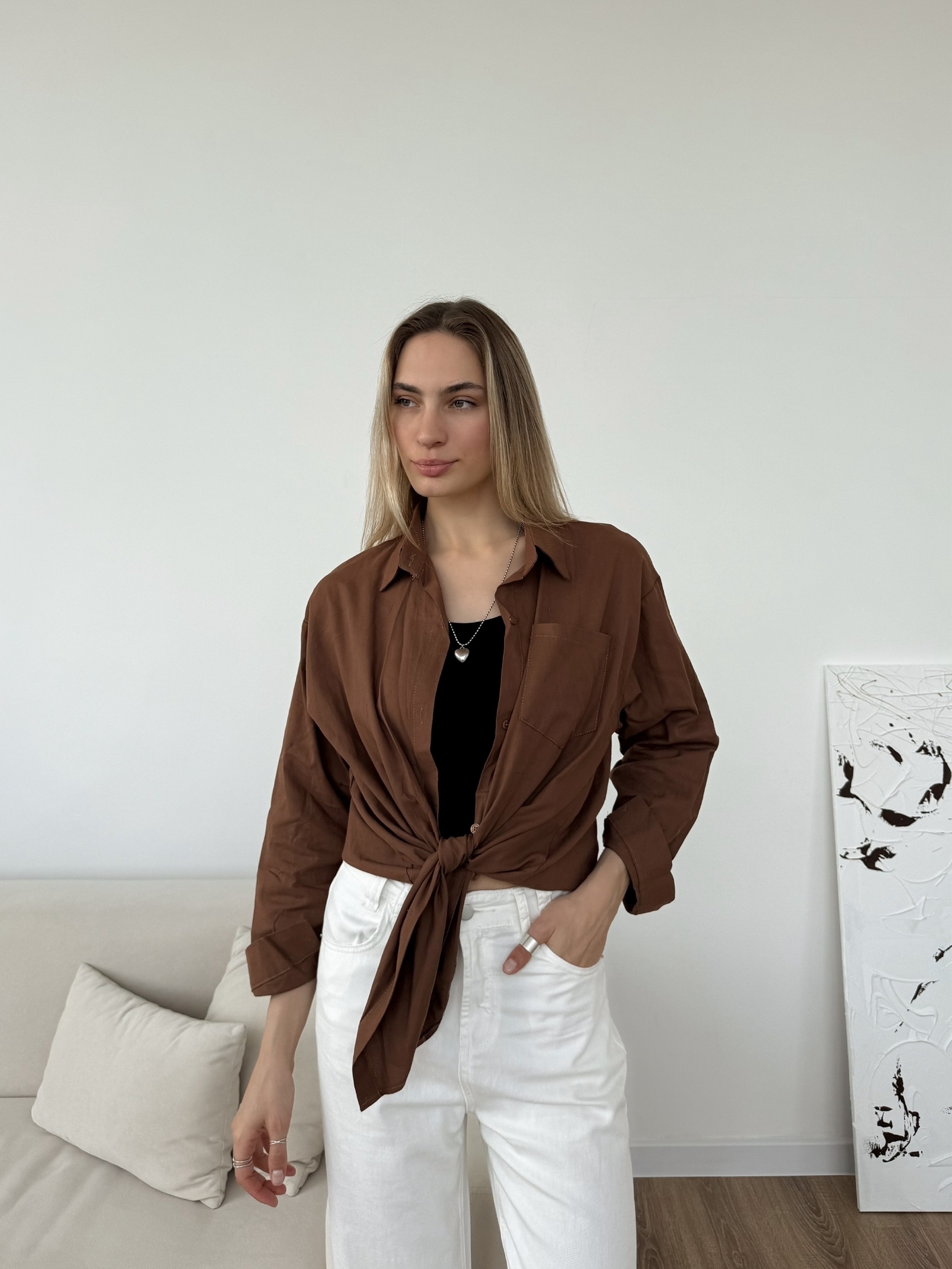 Рубашка Cocoli 9657-1 однотон