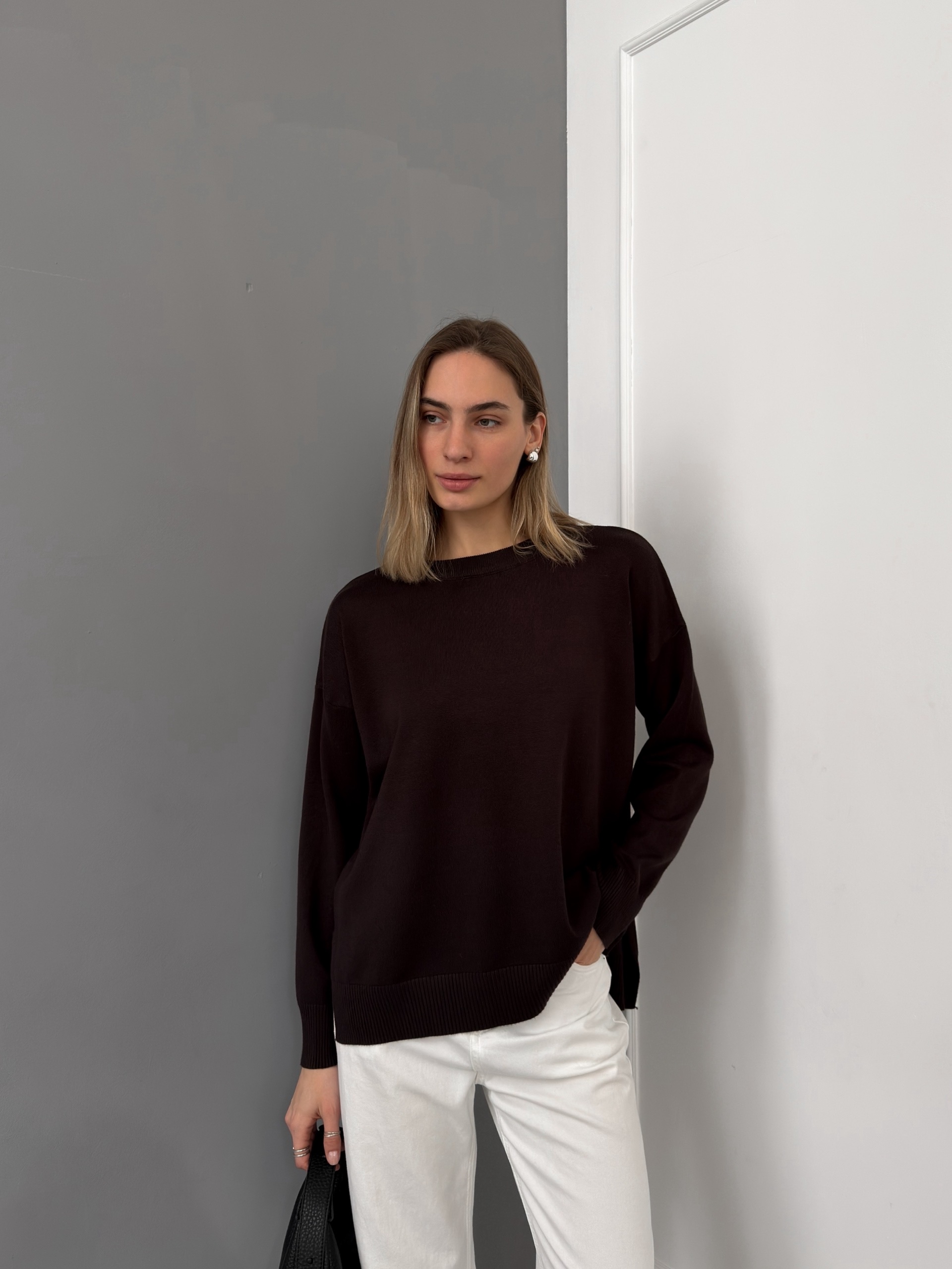 Джемпер 273-1 круглый ворот