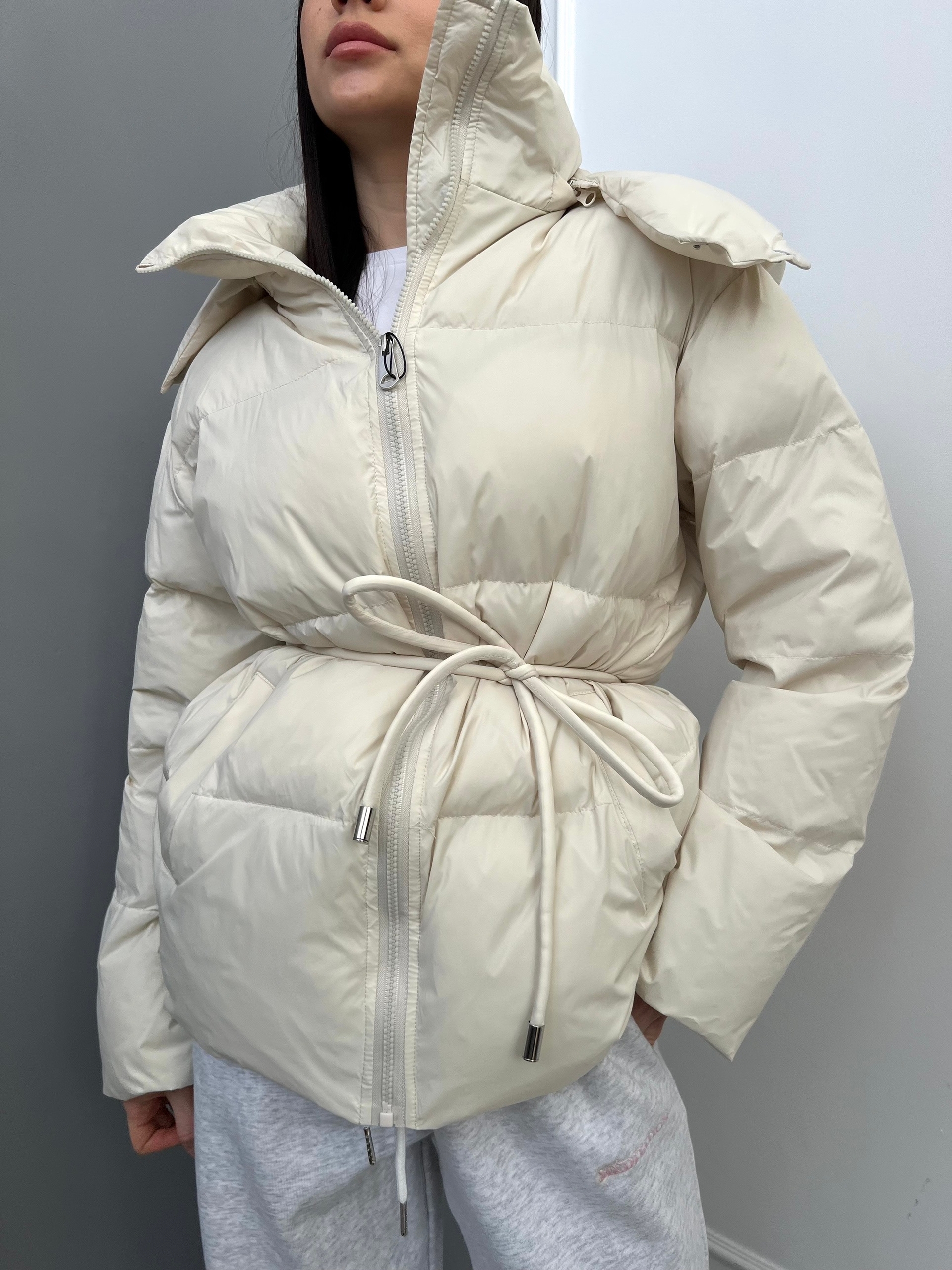 Куртка W 5983 с пояском