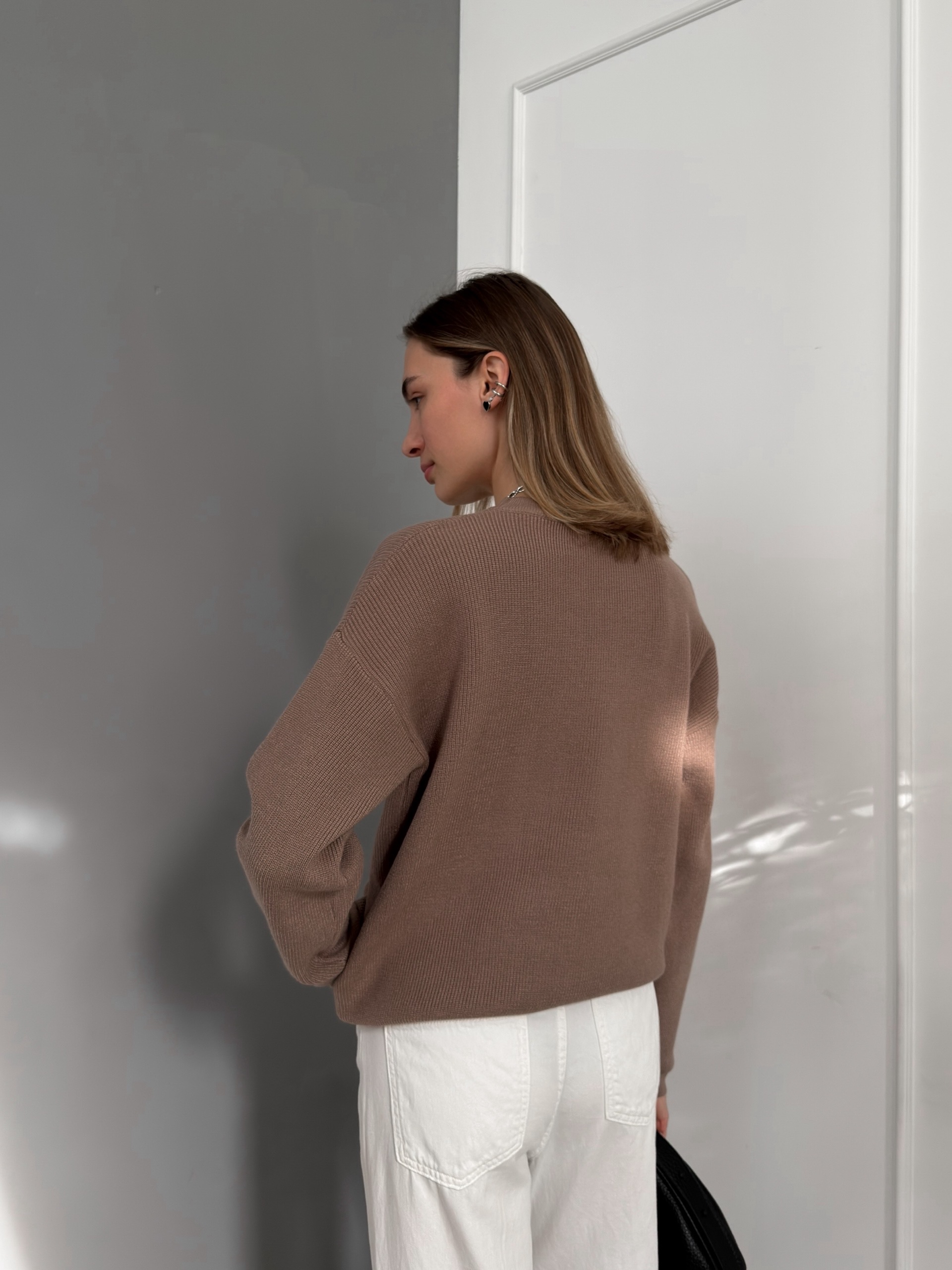 Джемпер Cosmic T1618 рубчик надпись