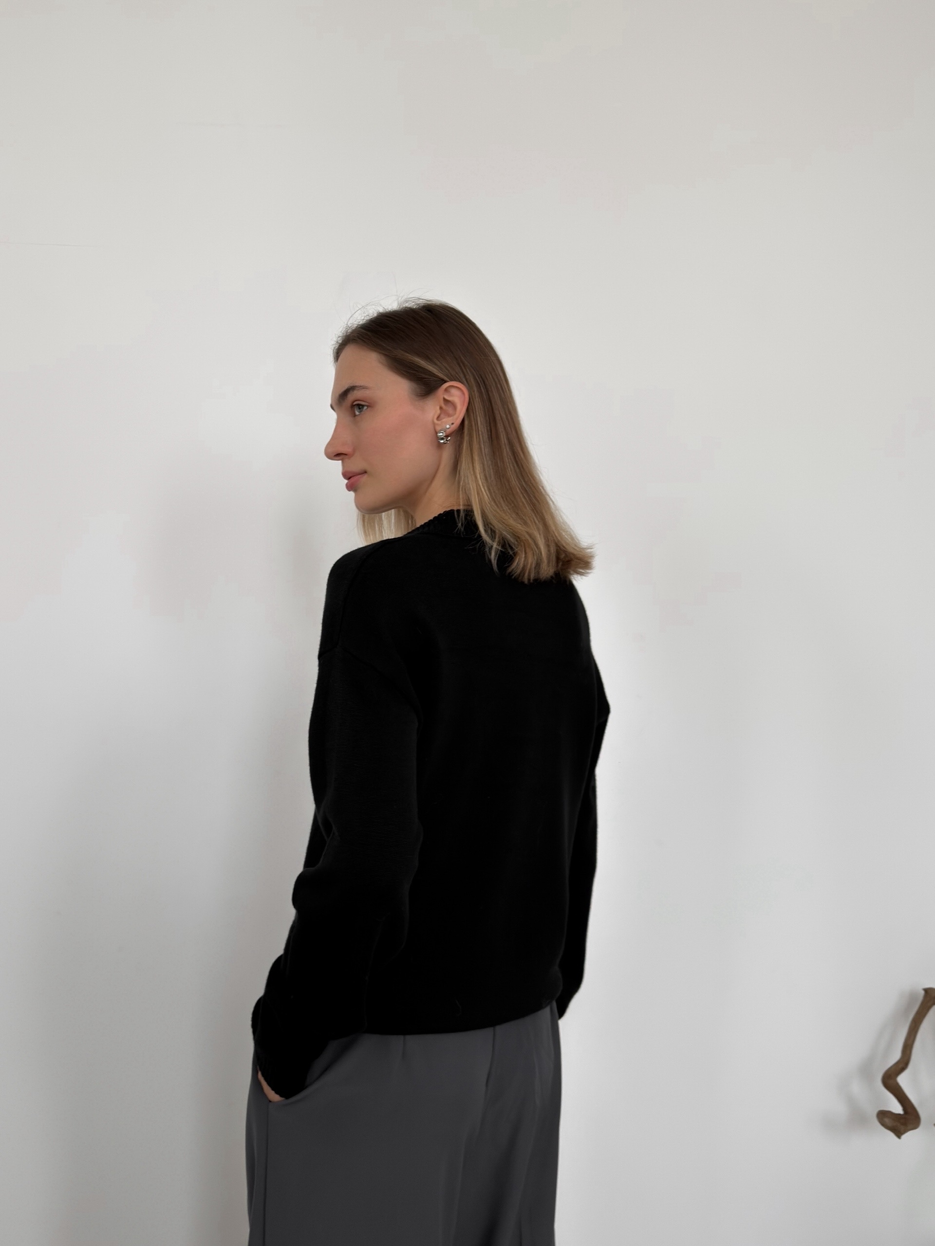 Джемпер Korea z1007 поло на замке