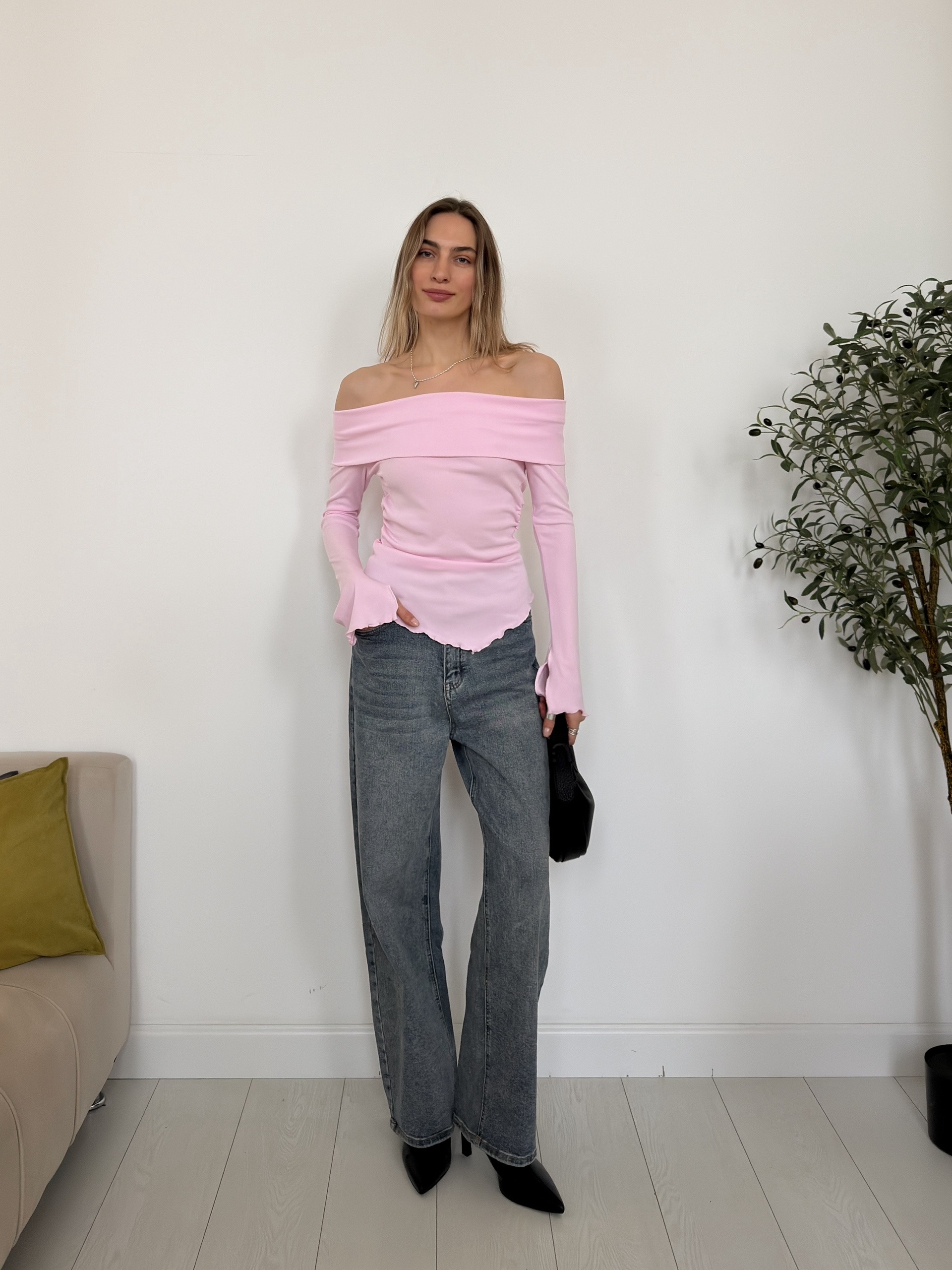 Кофточка Nama 604 подворот на плечах