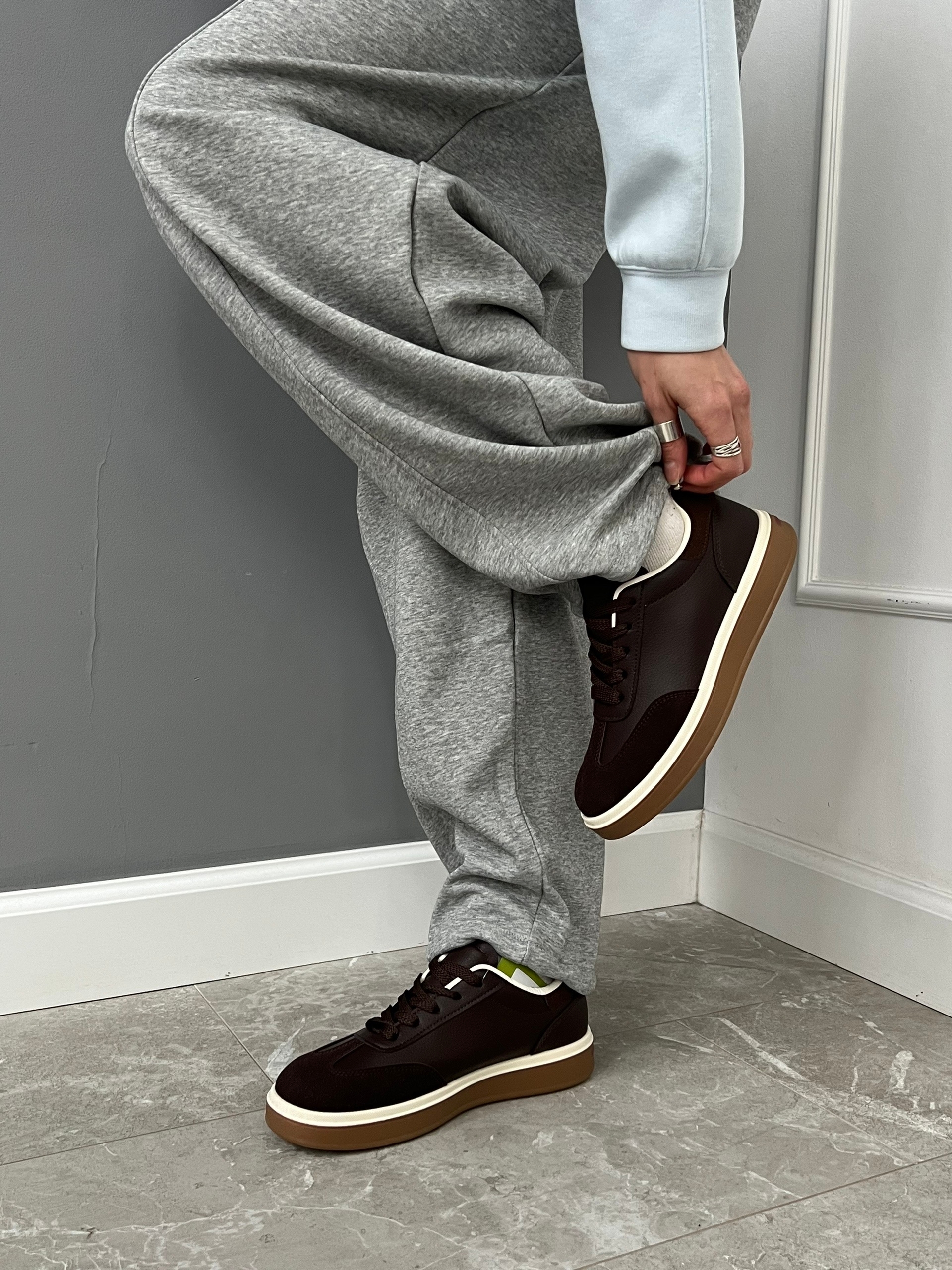 Кеды Аксана Moda V01-6 вставка замша