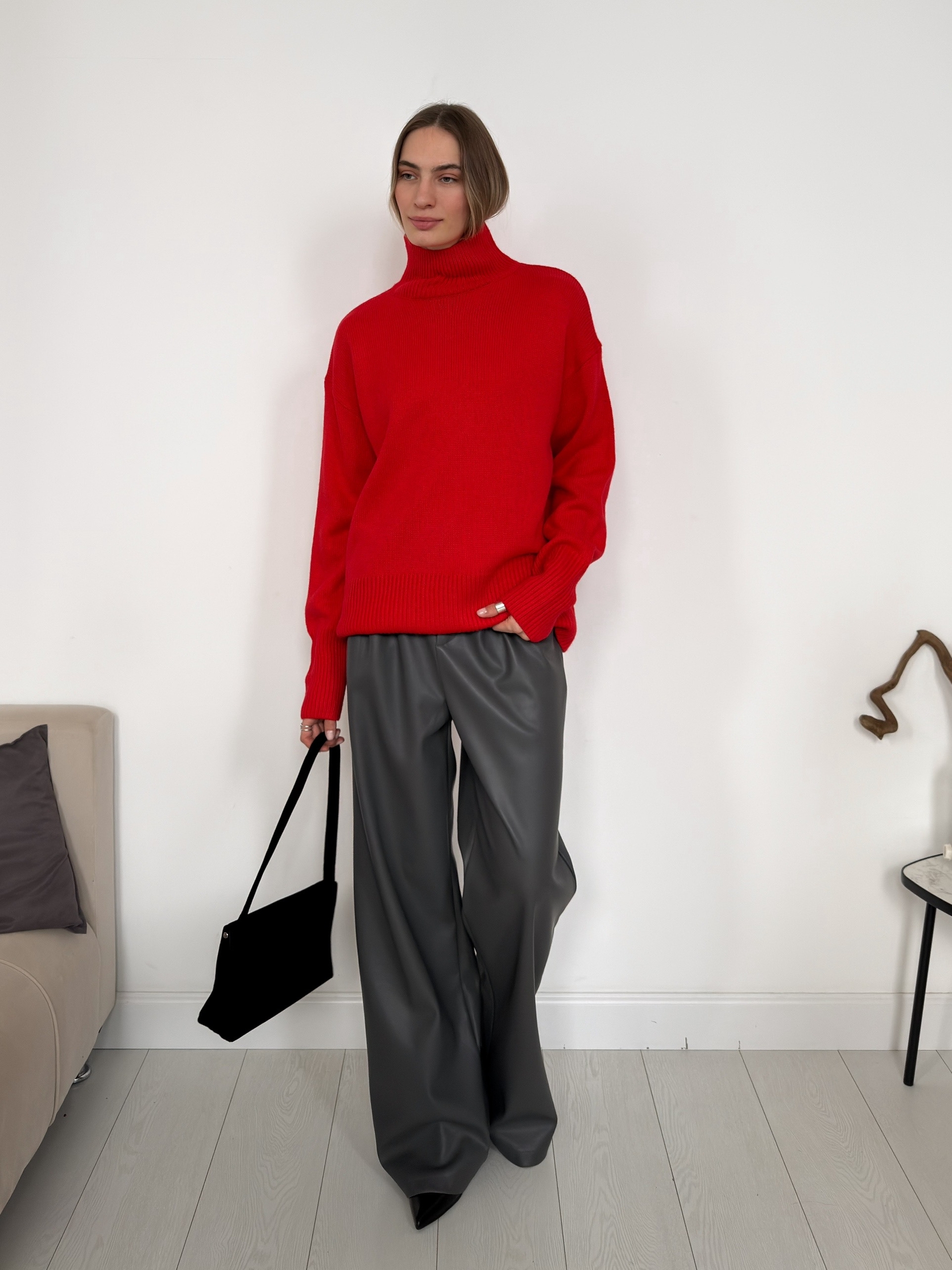 Джемпер NJ 20155 ворот рубчик