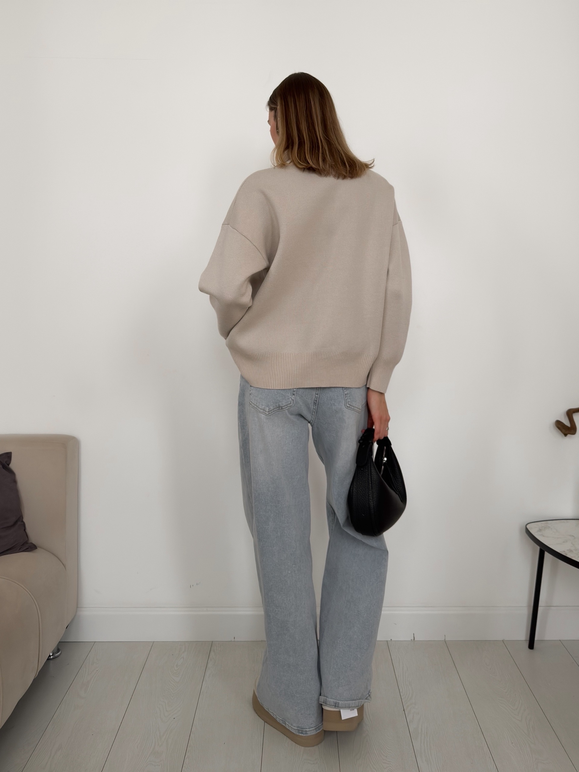 Джемпер Korea 2525999 ворот в рубчик