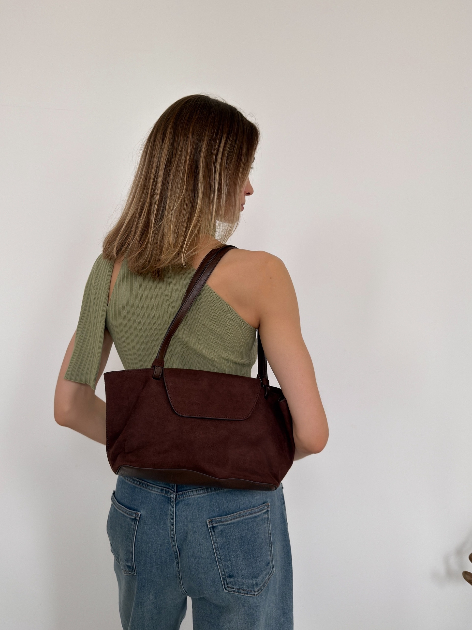 Сумка A257 замша