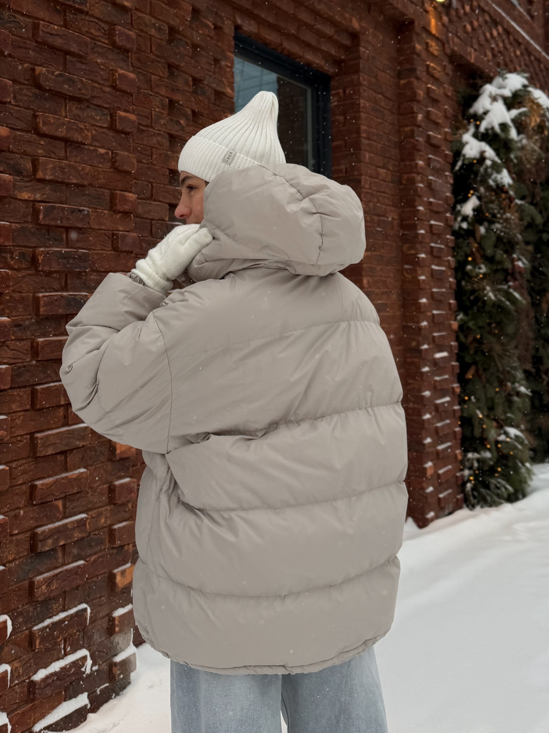 Куртка Nana 88117 короткая затяжка внизу