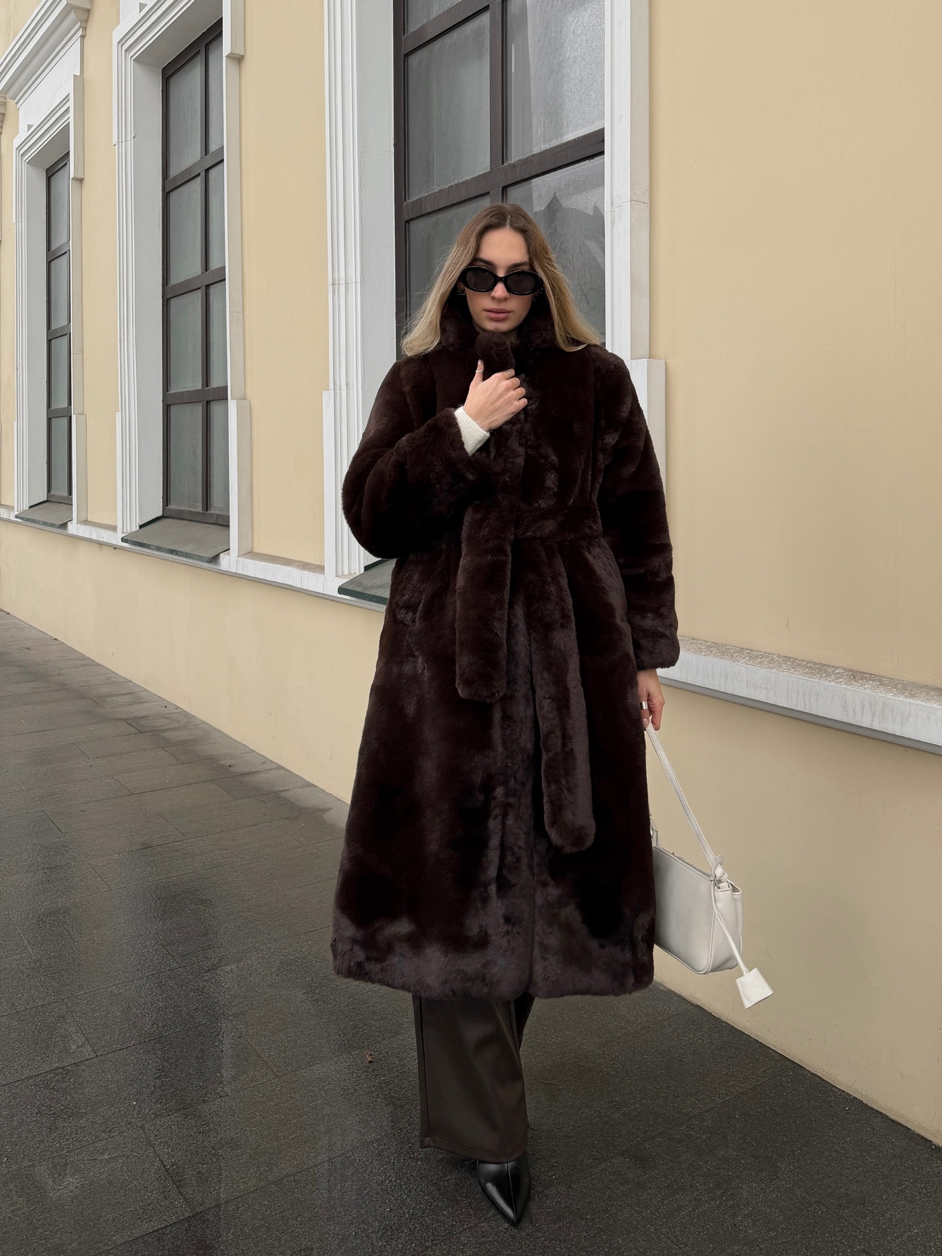 Шубка Cherry длинная на кнопках