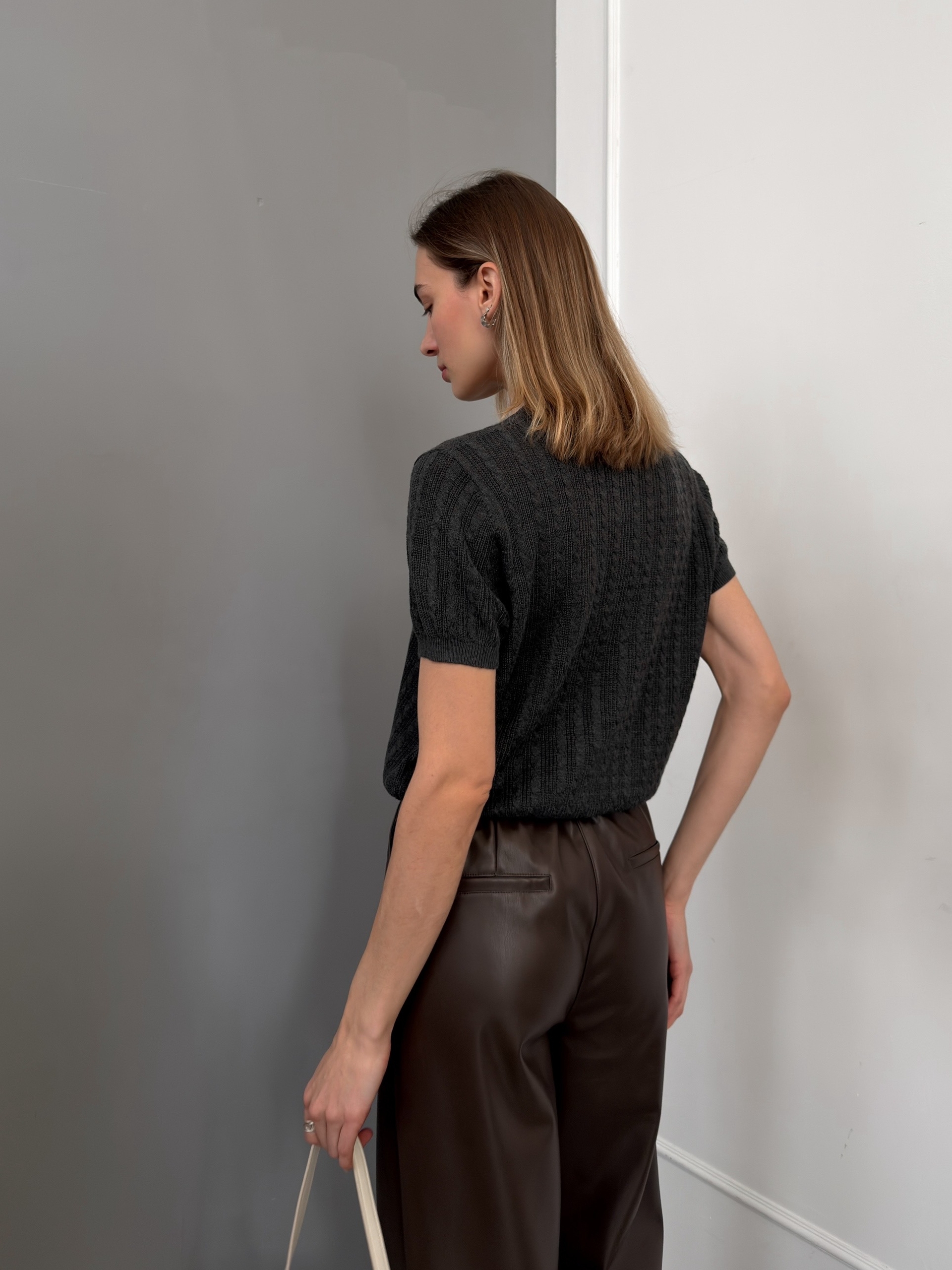 Поло JOJO A813 нашивка бантик