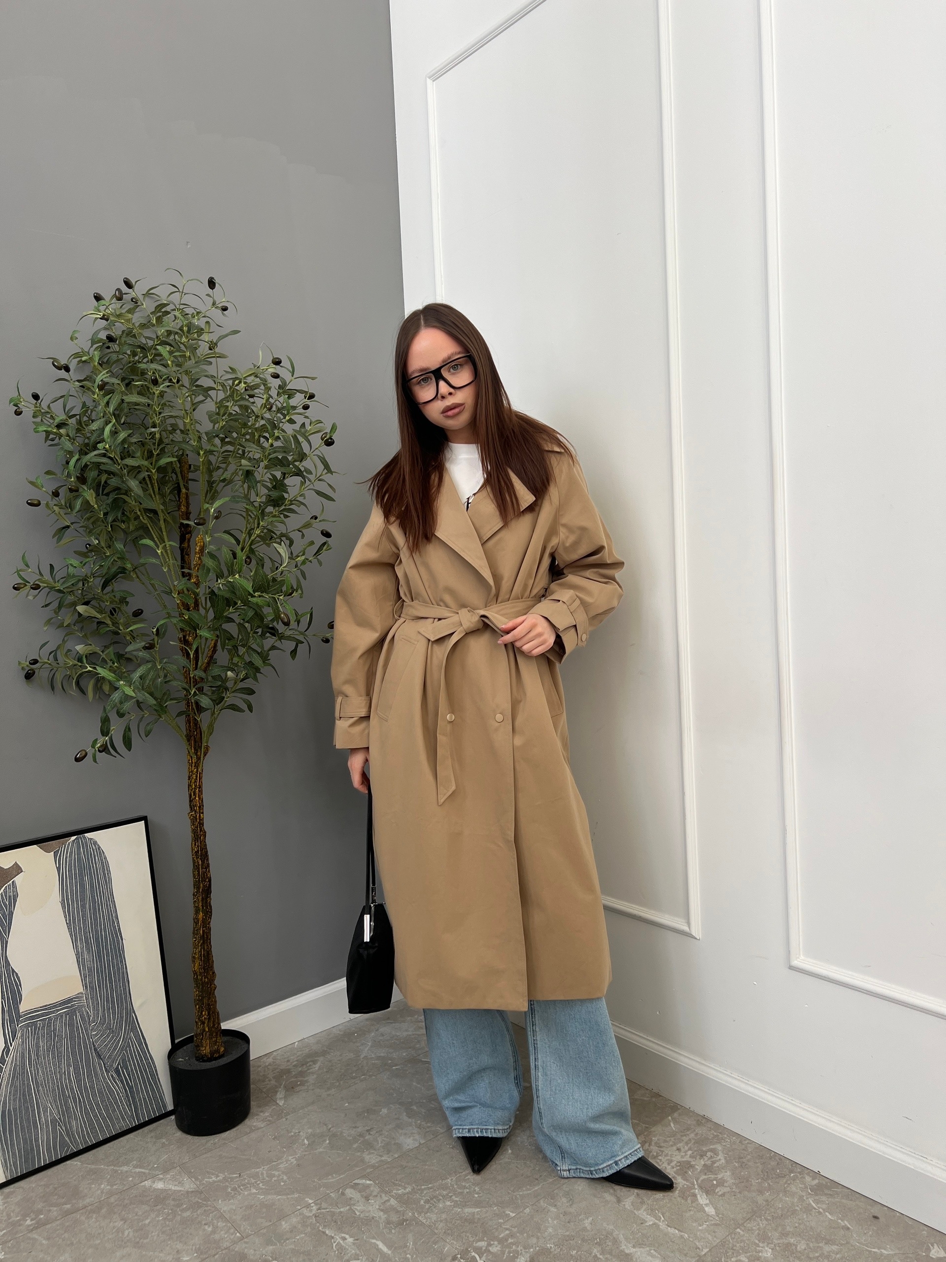 Тренч KXJ 5539 на заклепках