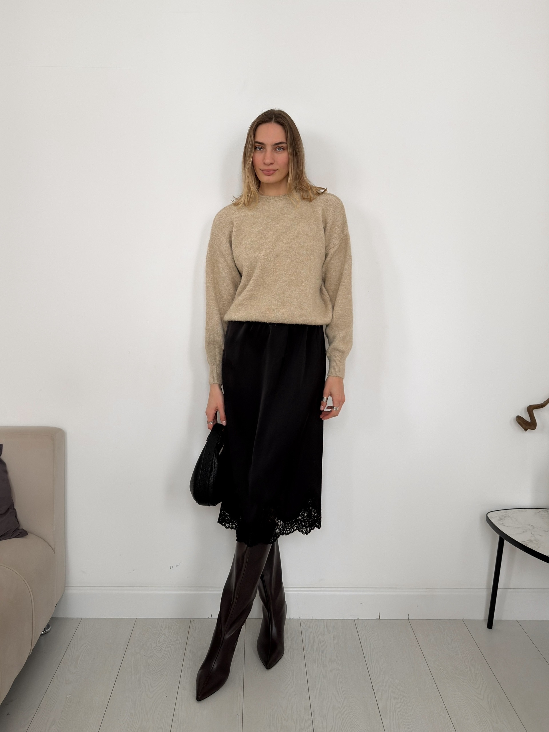 Джемпер F1002 резинка ворот необработ край