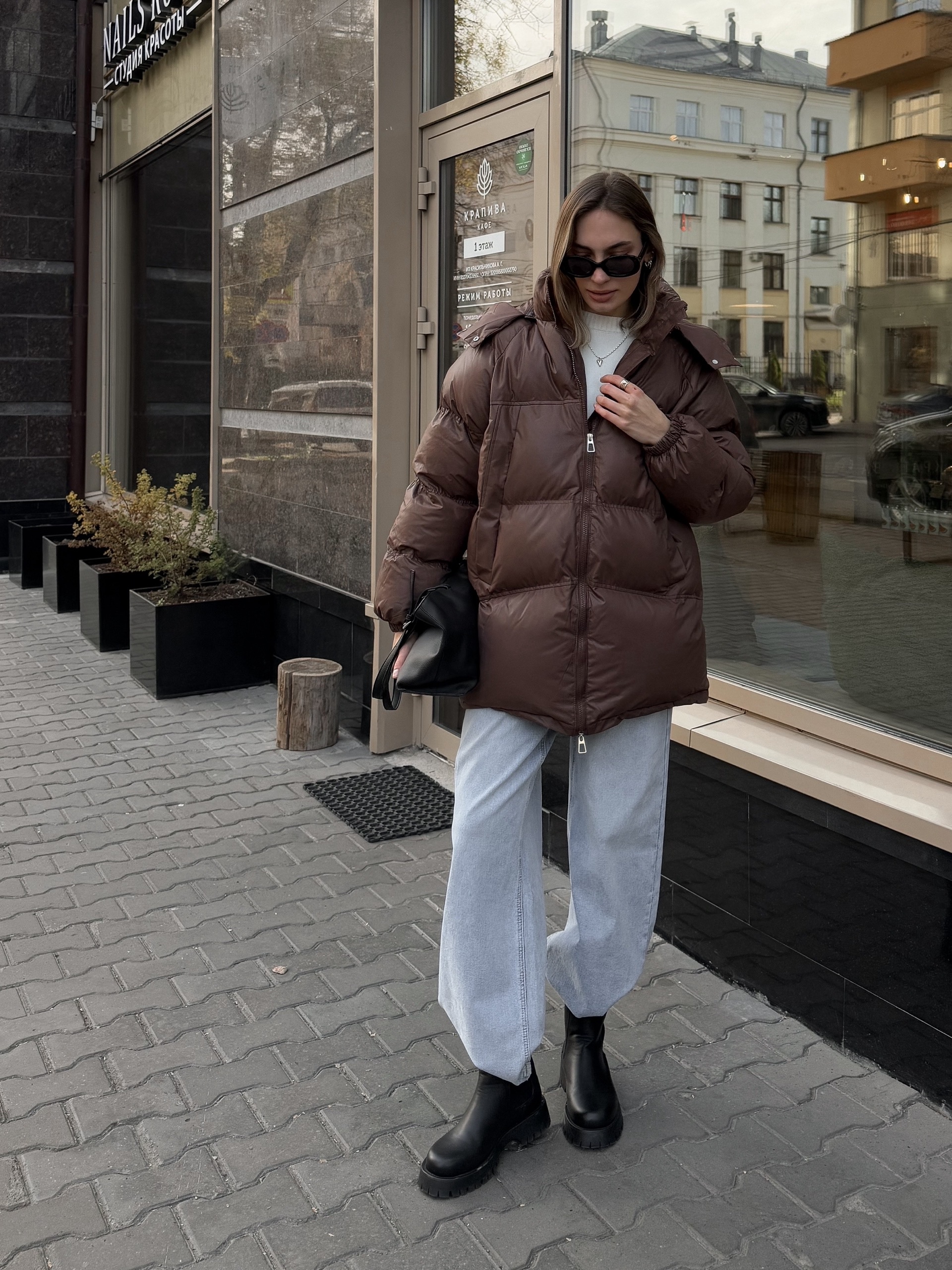 Куртка PERFECT  5357 с капюшоном