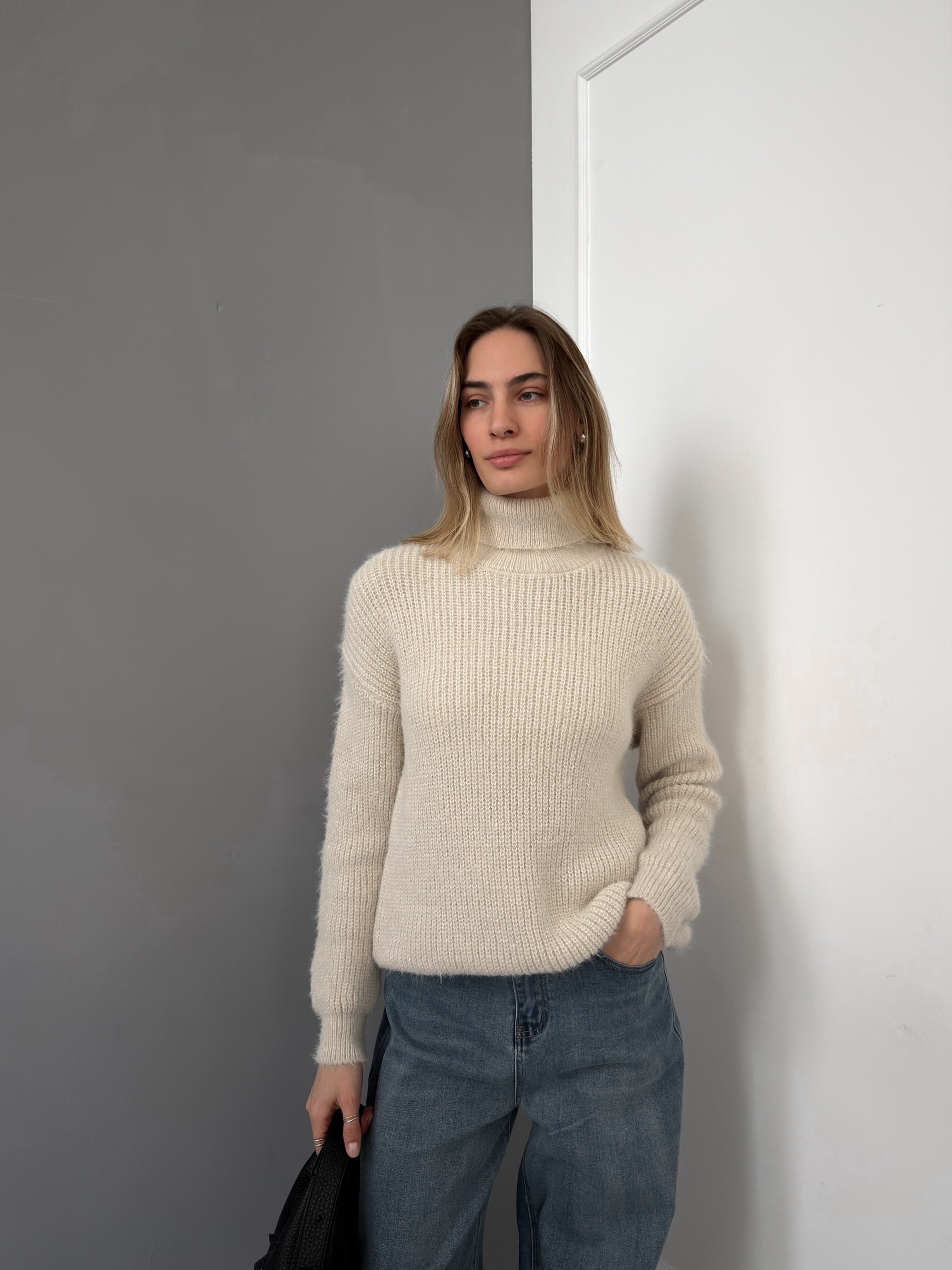 Свитер Korea S2566  ворот высокий