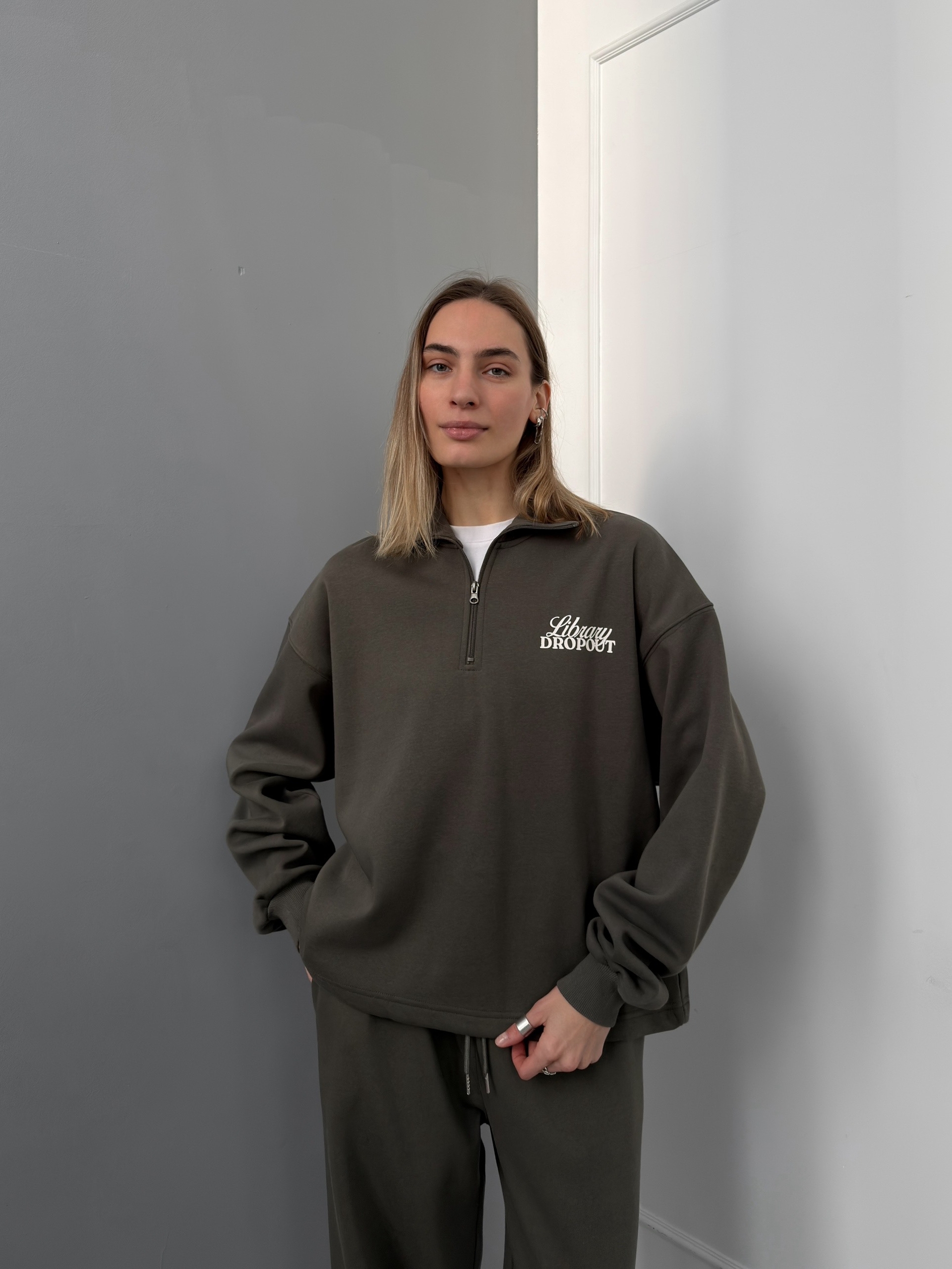 Костюм Cosmic 69 свитшот ворот на молнии+брюки флис