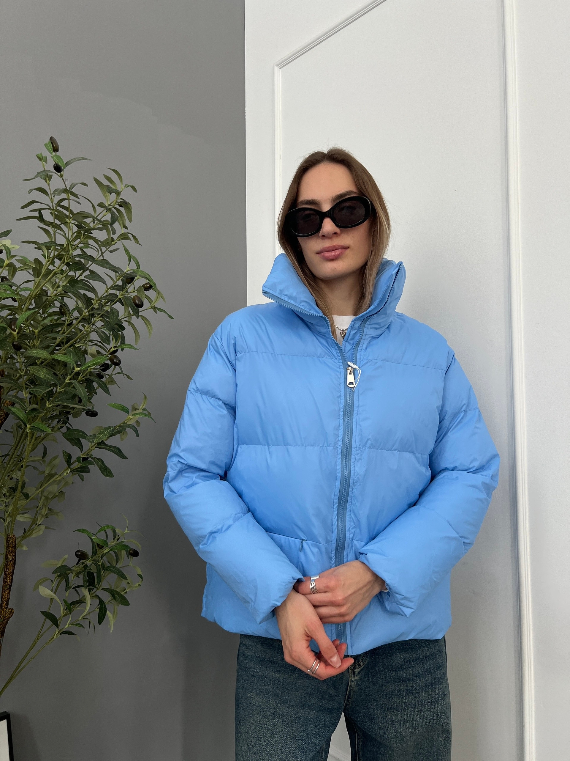 Куртка W 5952 высокий ворот