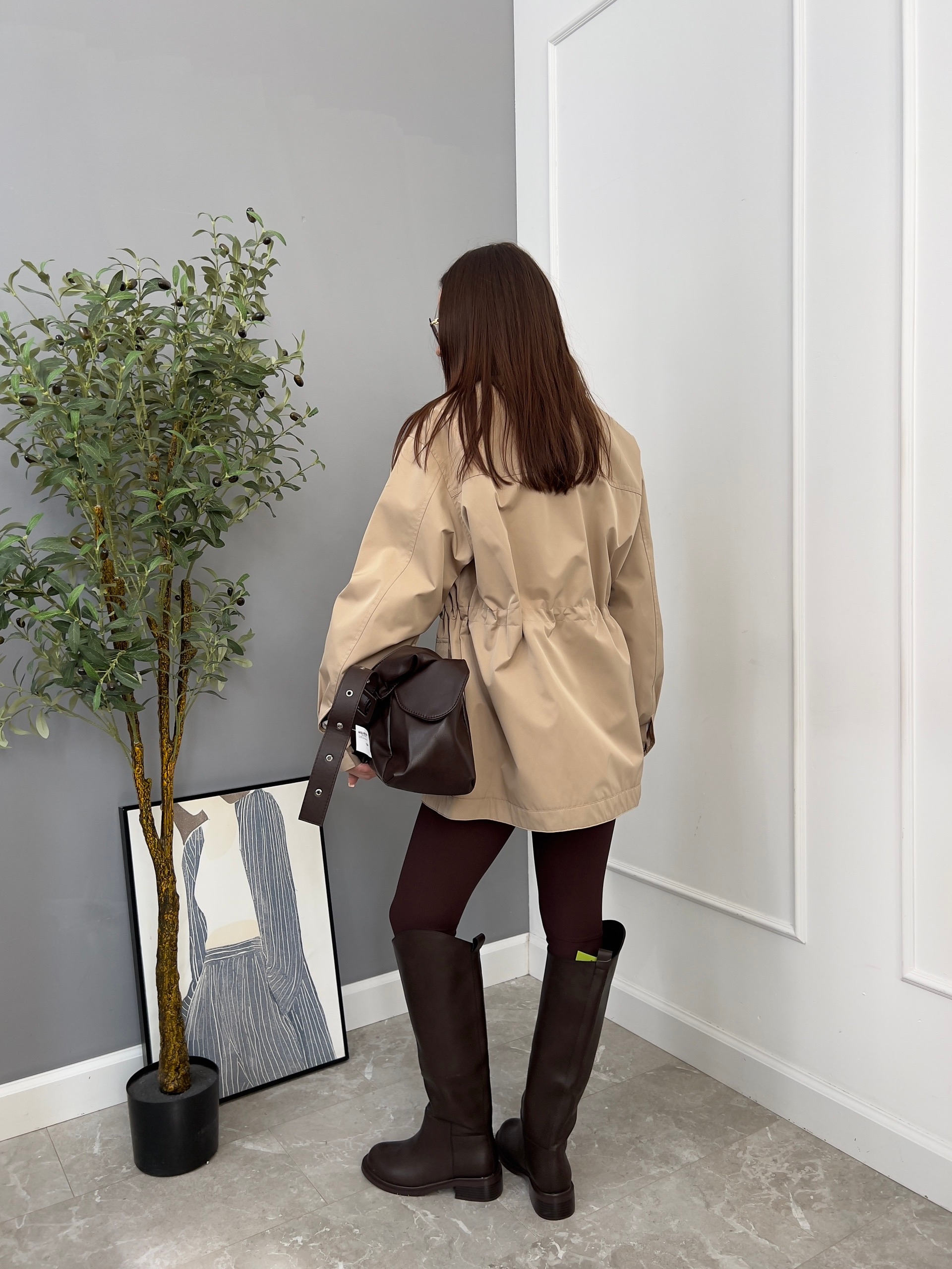 Куртка W 9053 ворот кожа