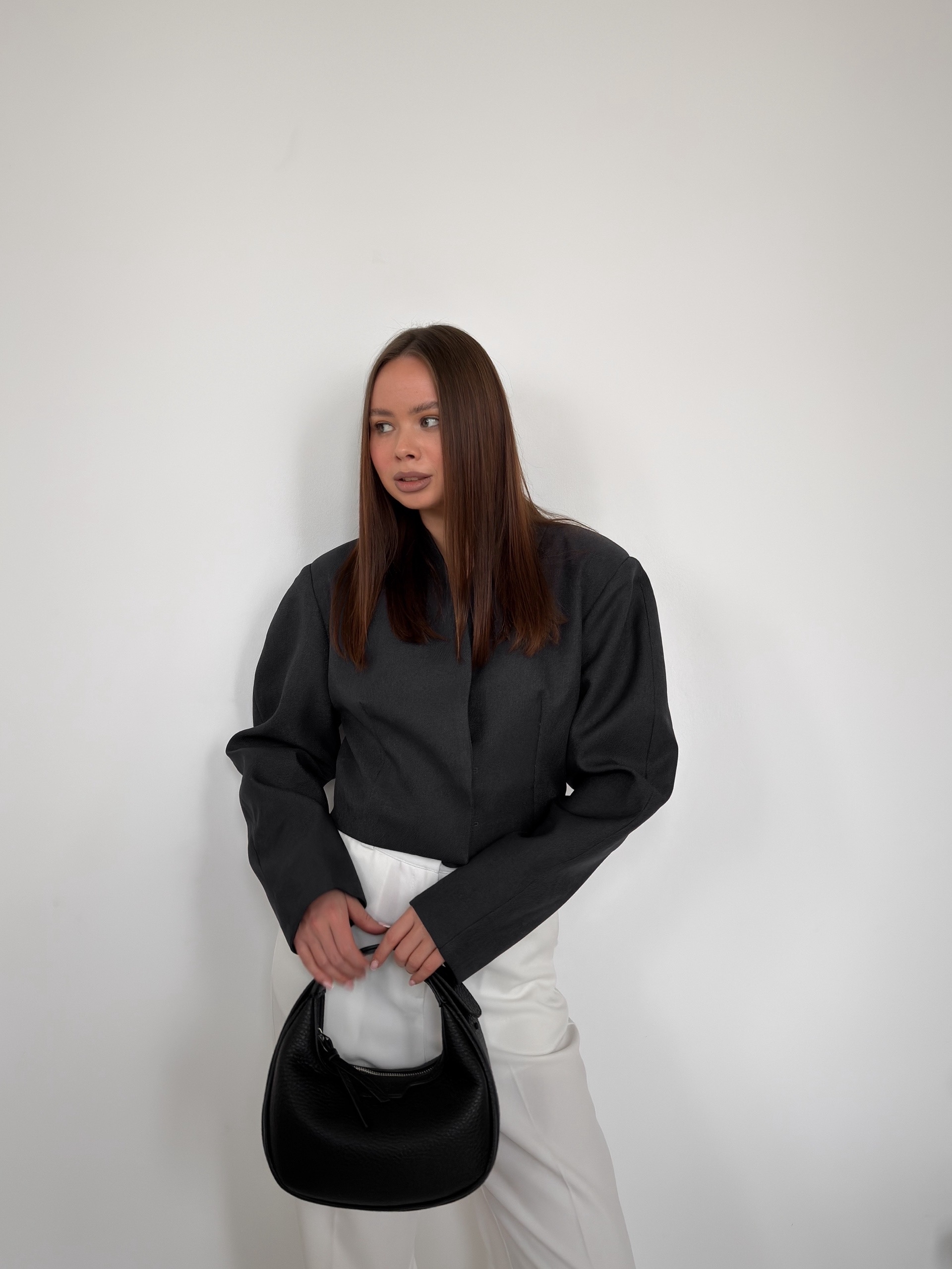 Жакет Liza 2222 укороченный объемные плечи