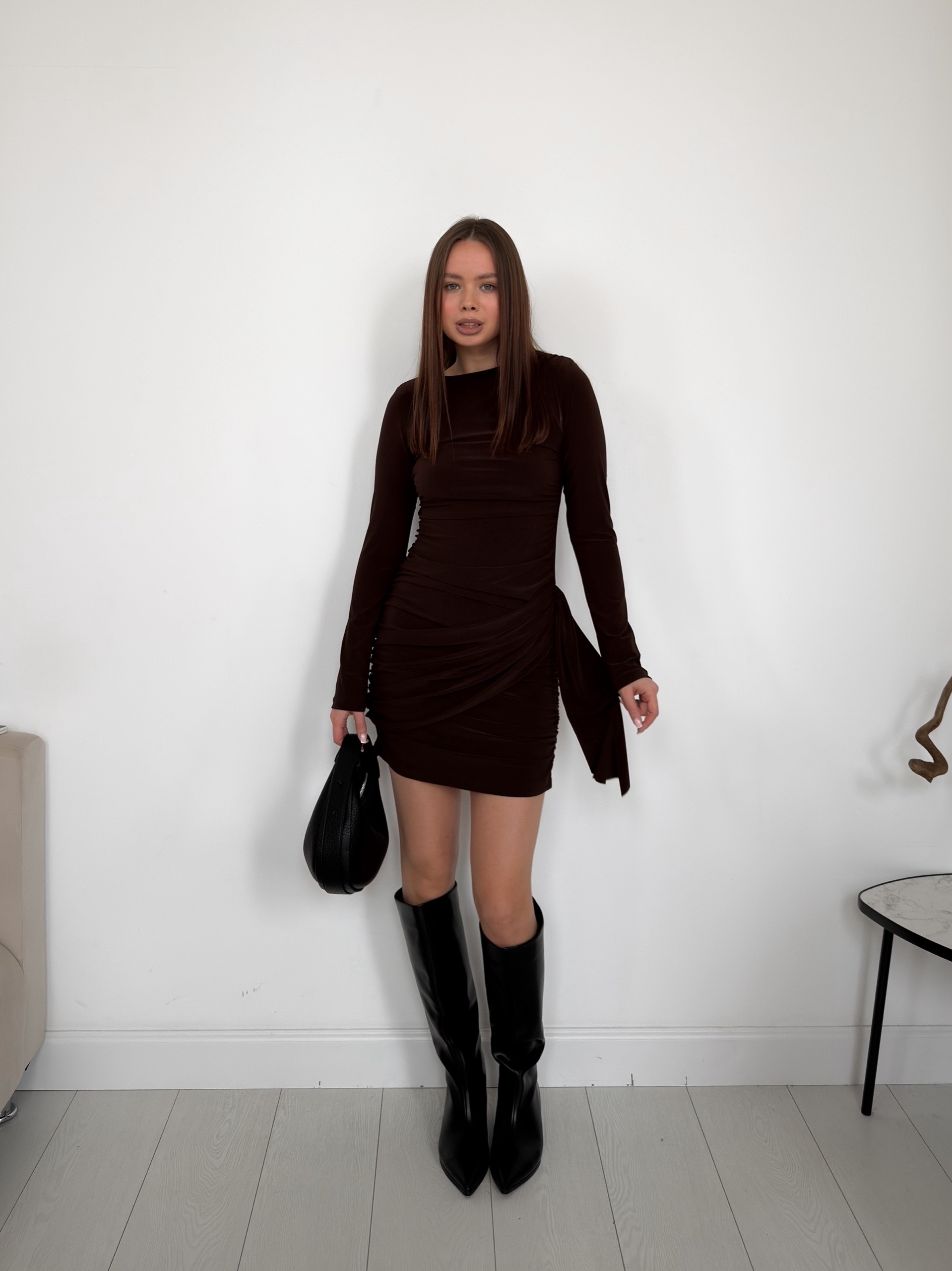 Платье Kaiset мини сборка