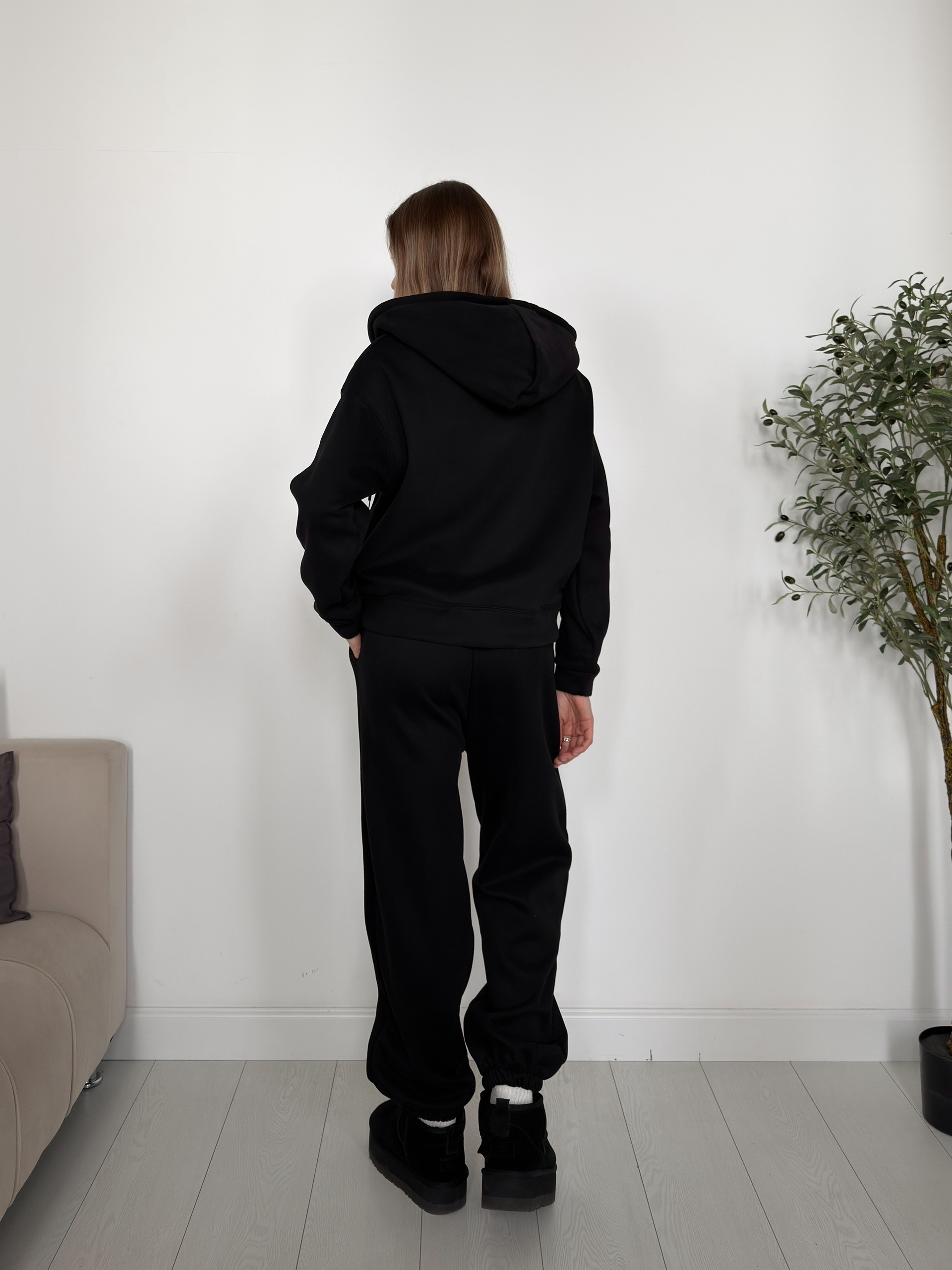 Костюм Korea 6508 худи+джогеры флис