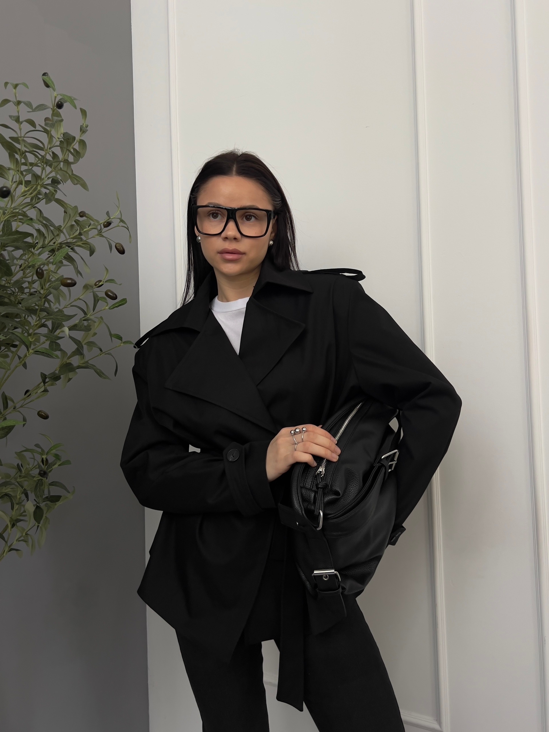 Тренч AURA 219 укороченный