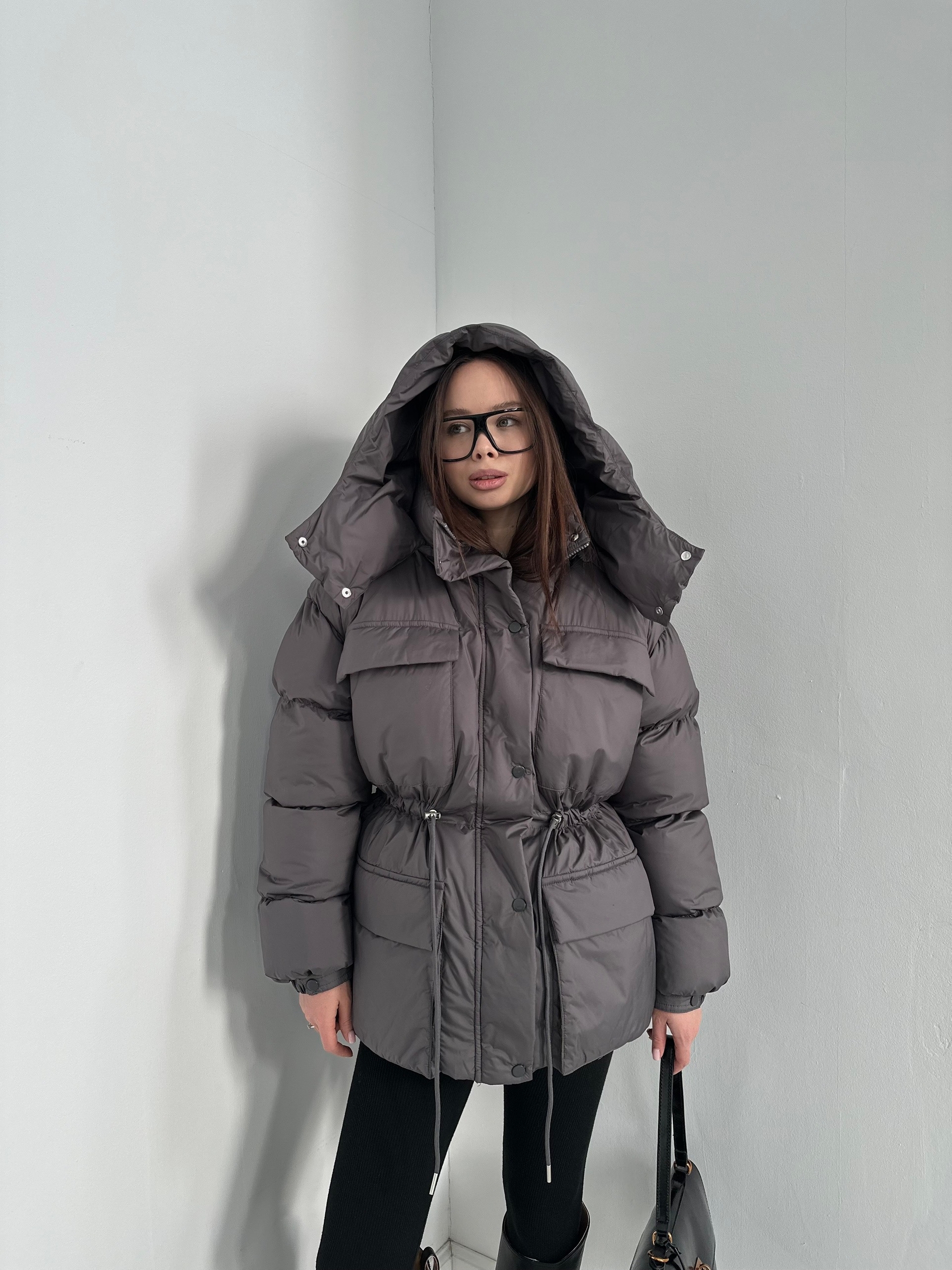 Куртка W 639  на кулиске короткая