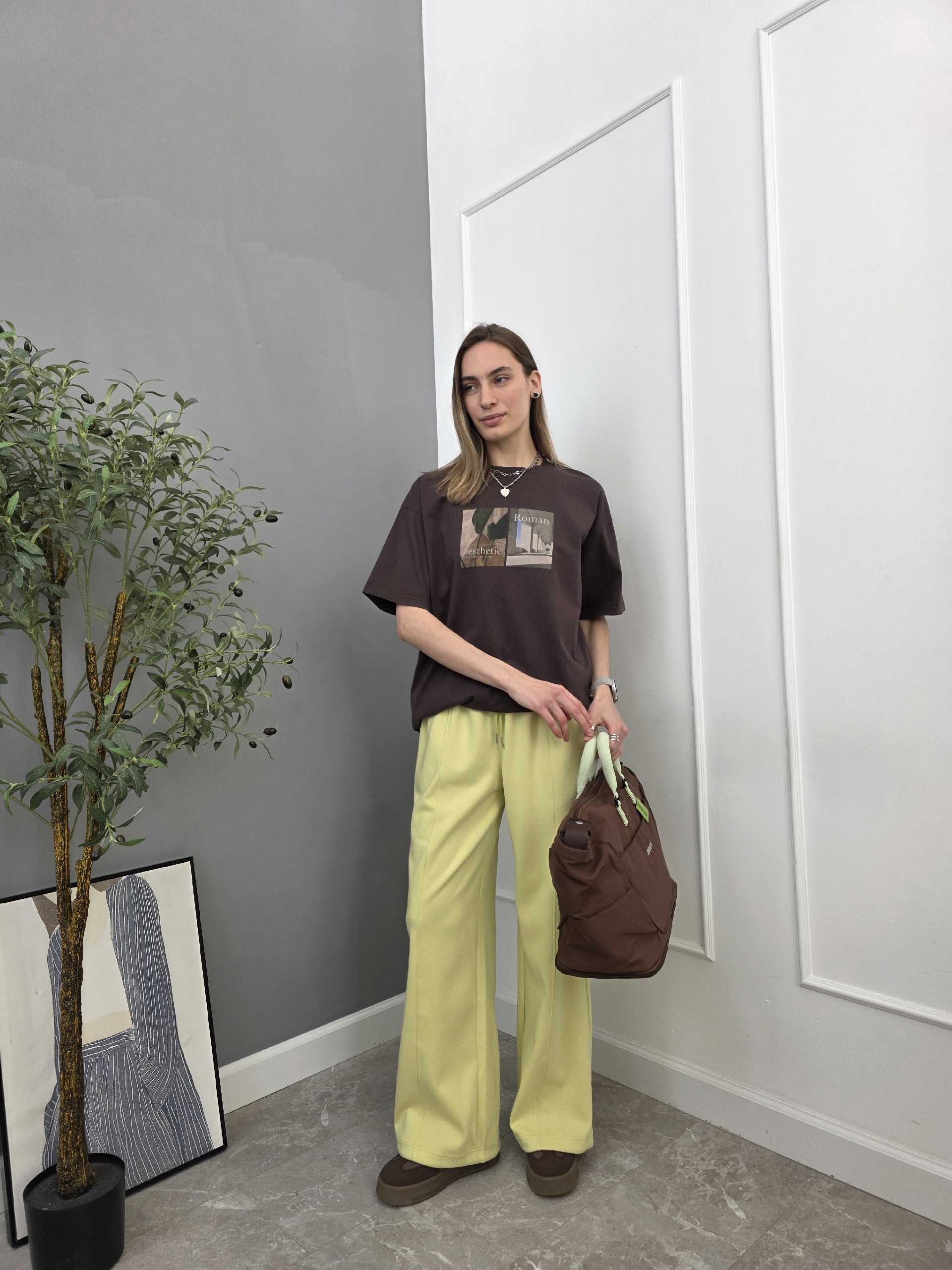 Брюки спорт NJ 5595 строчка