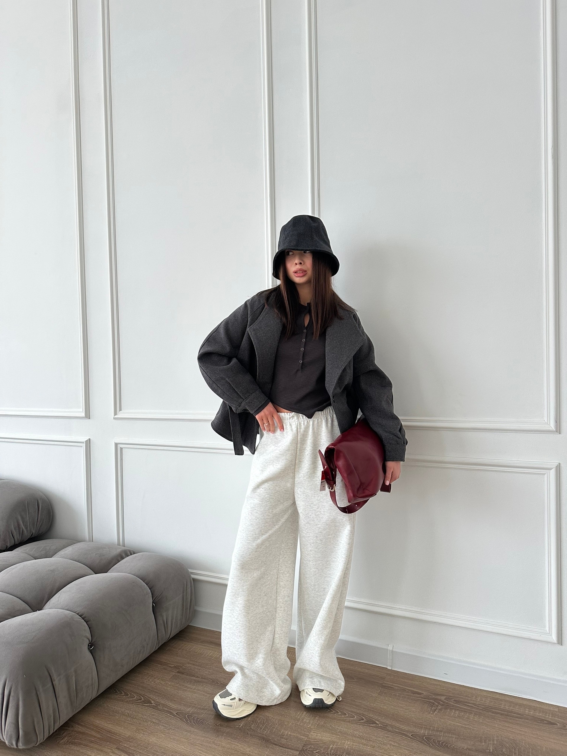 Пальто короткое 8859 XLDIAN