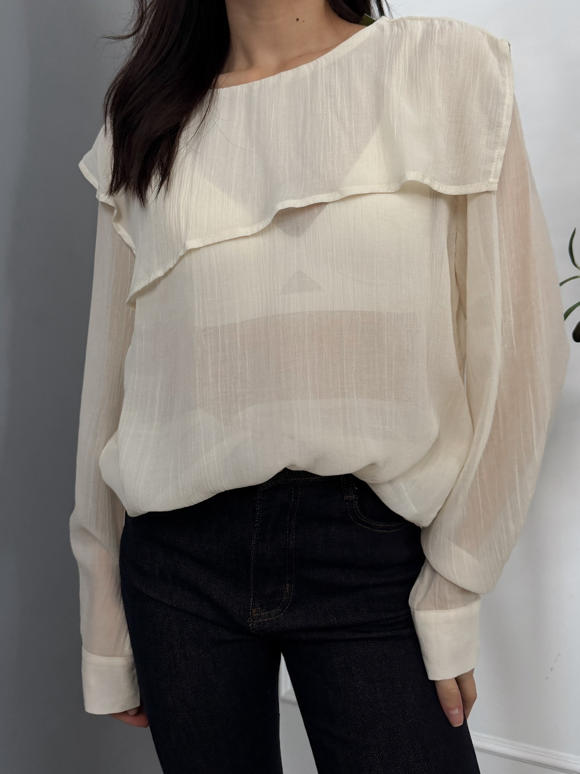 Блуза madeinost 57081 шифон