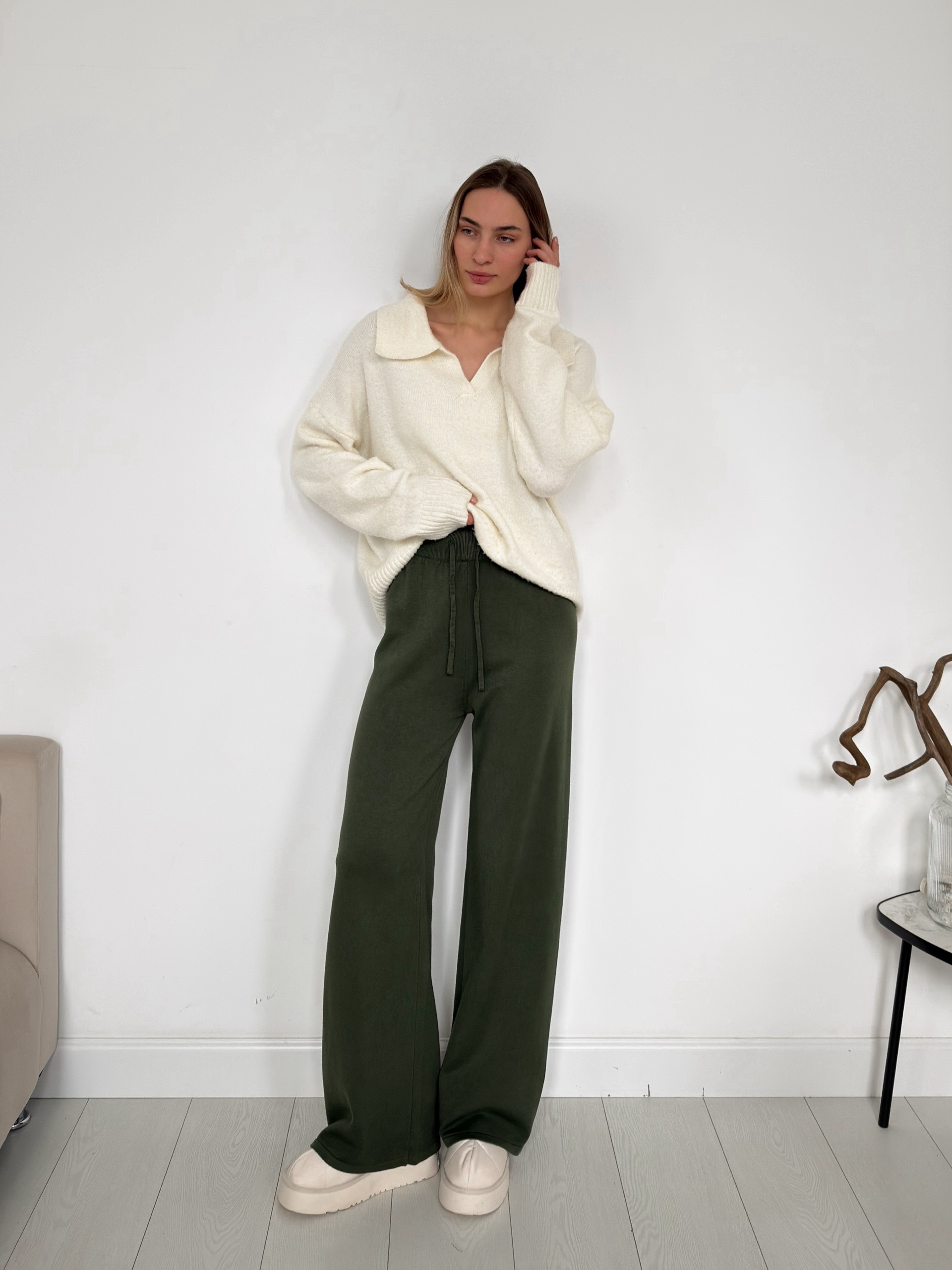 Брюки Korea W106 трикотаж