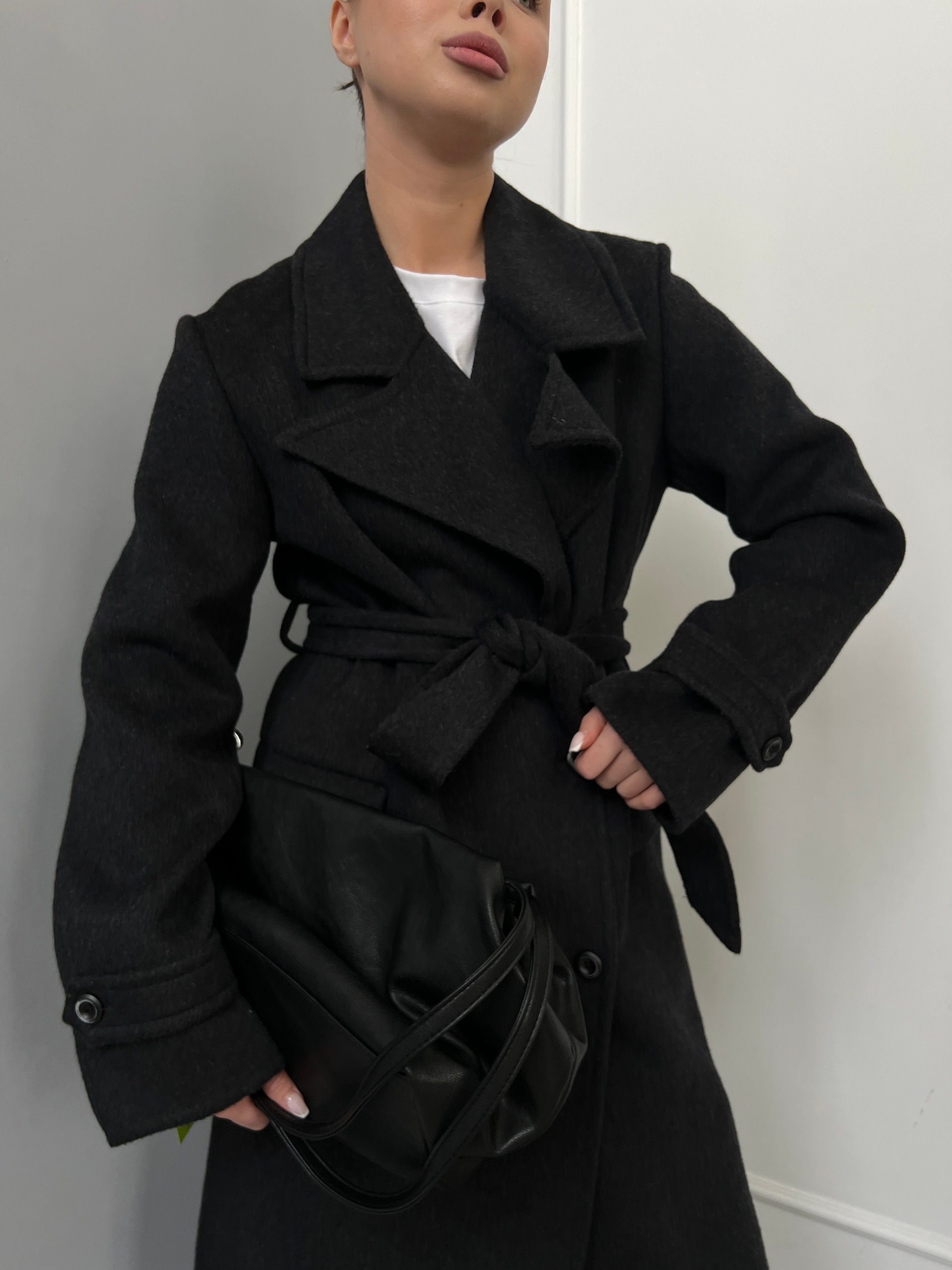 Пальто шерсть длинное