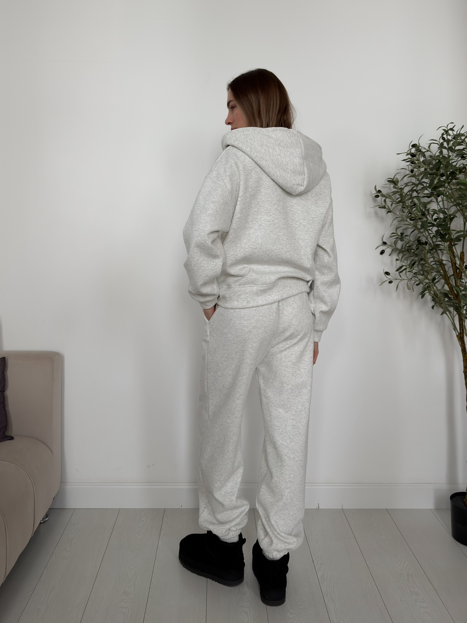 Костюм Korea 6508 худи+джогеры флис