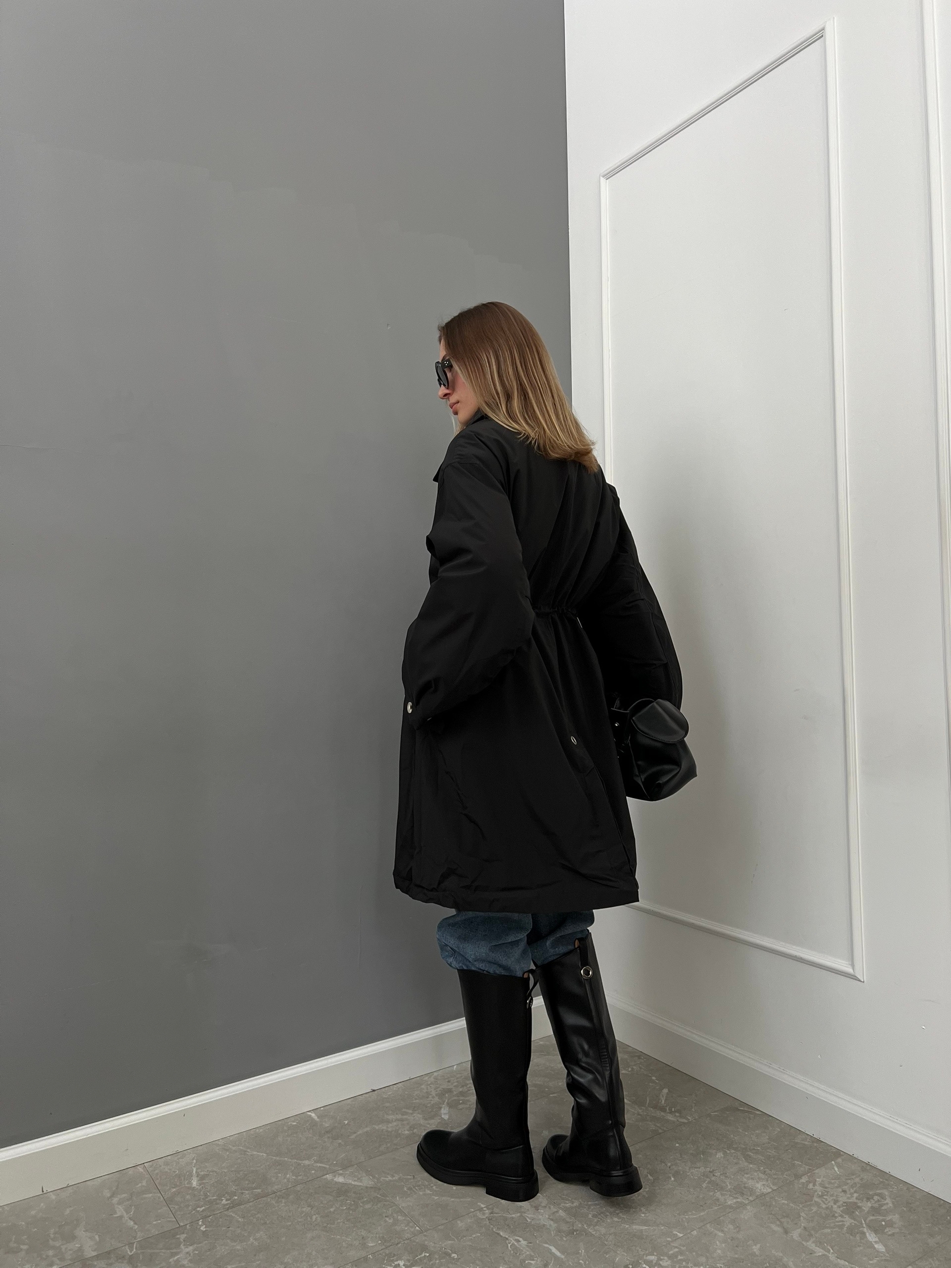 Куртка 33 Code 9120 средняя длина затяжка на талии