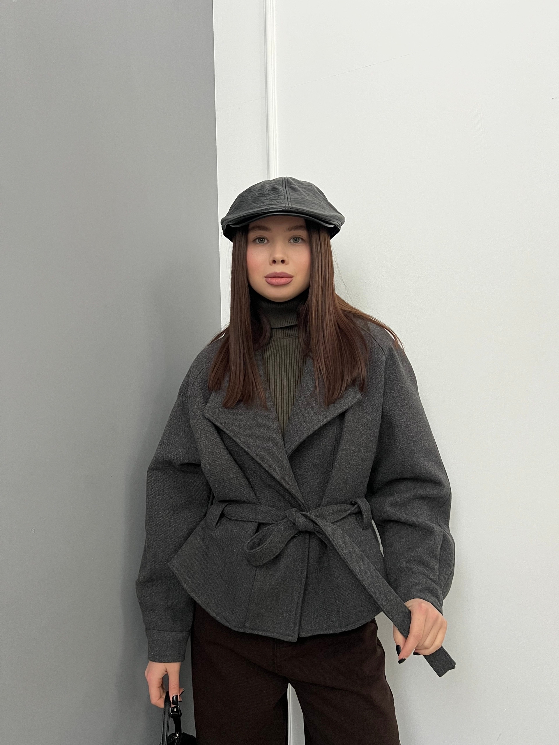 Пальто короткое 8859 XLDIAN