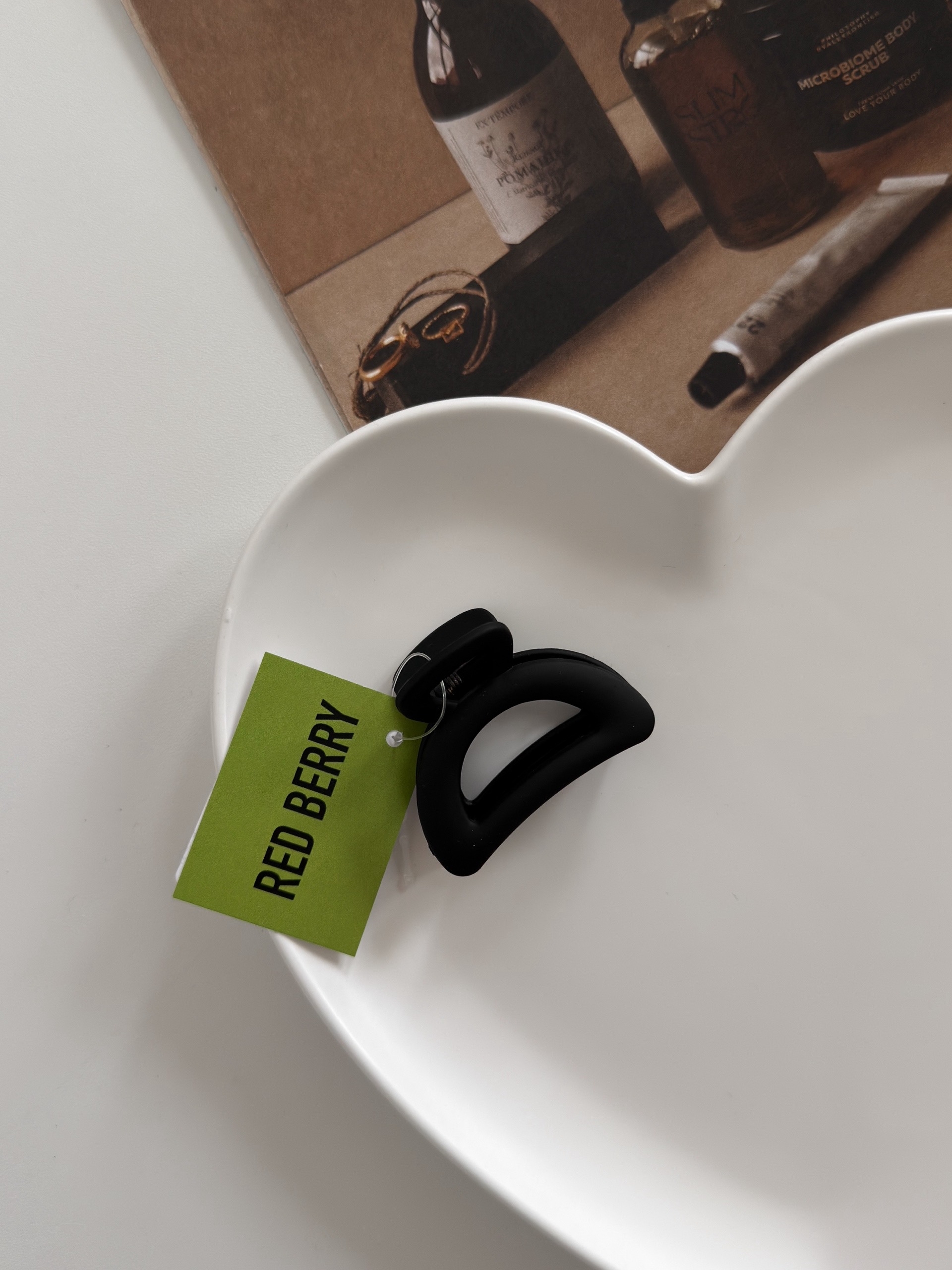 Крабик полукруг мат выпуклый мал