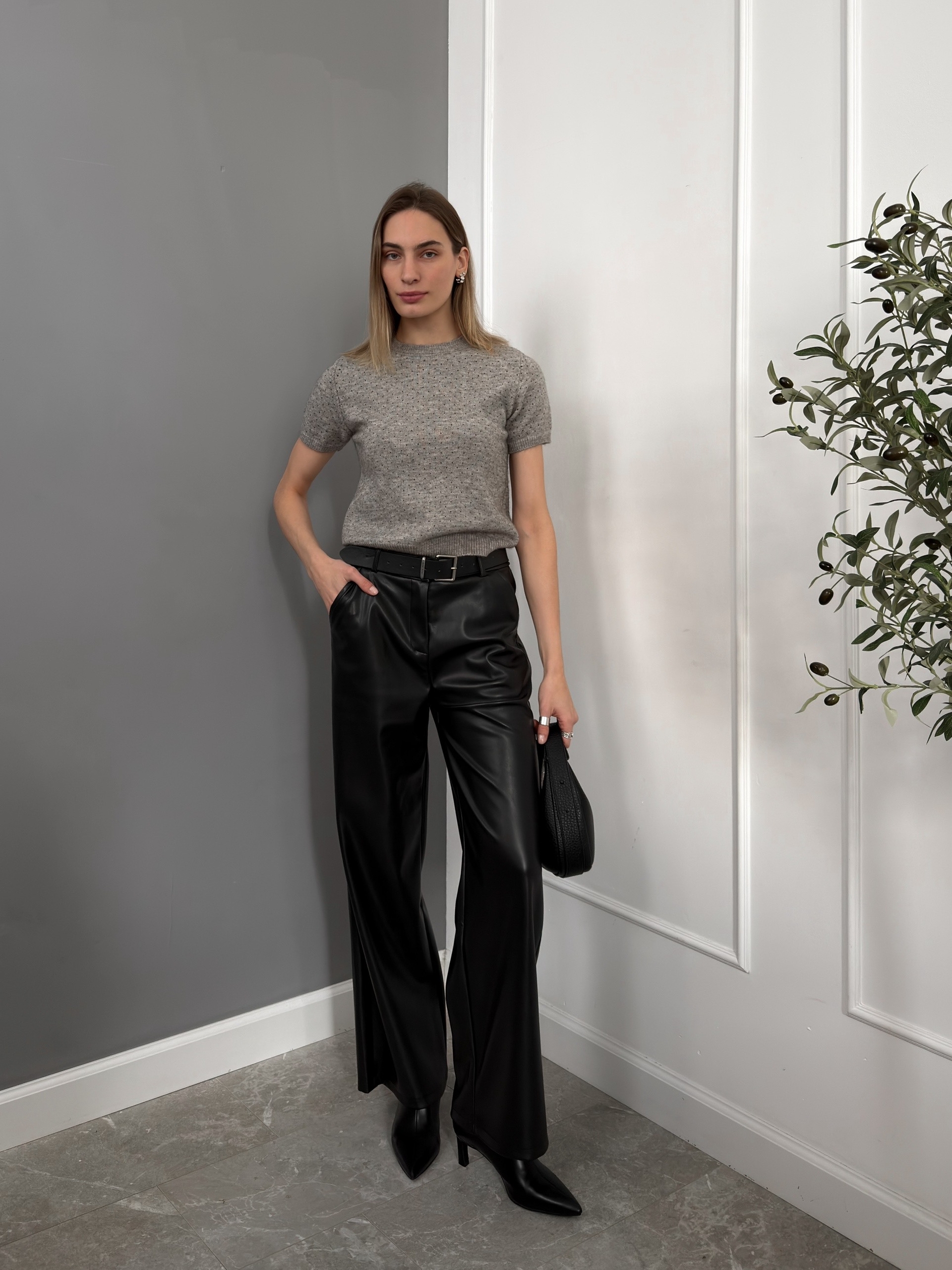 Футболка-джемпер в горох