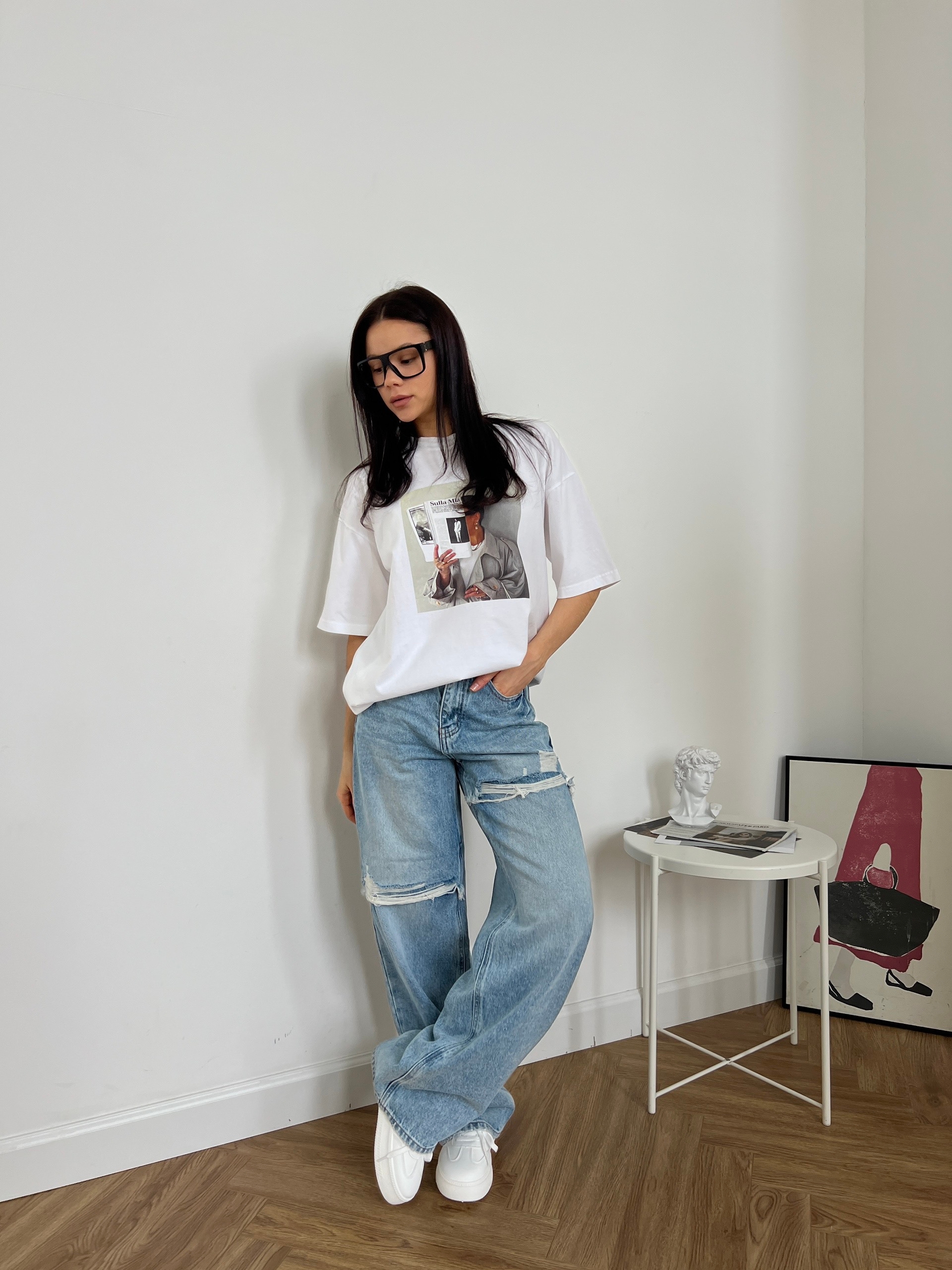 Джинсы Lanwin X3090 рванки