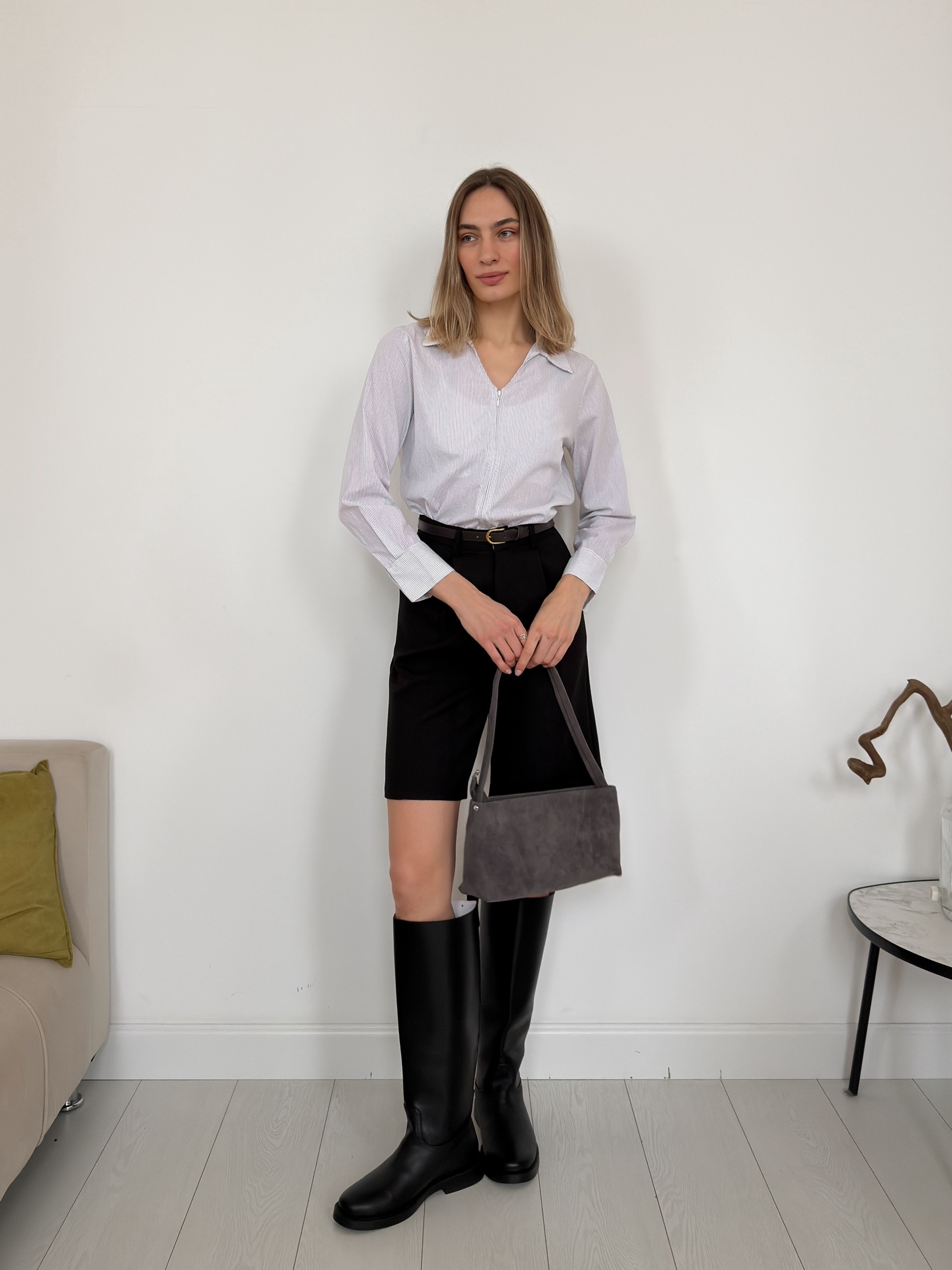 Рубашка на замке W6846 WG