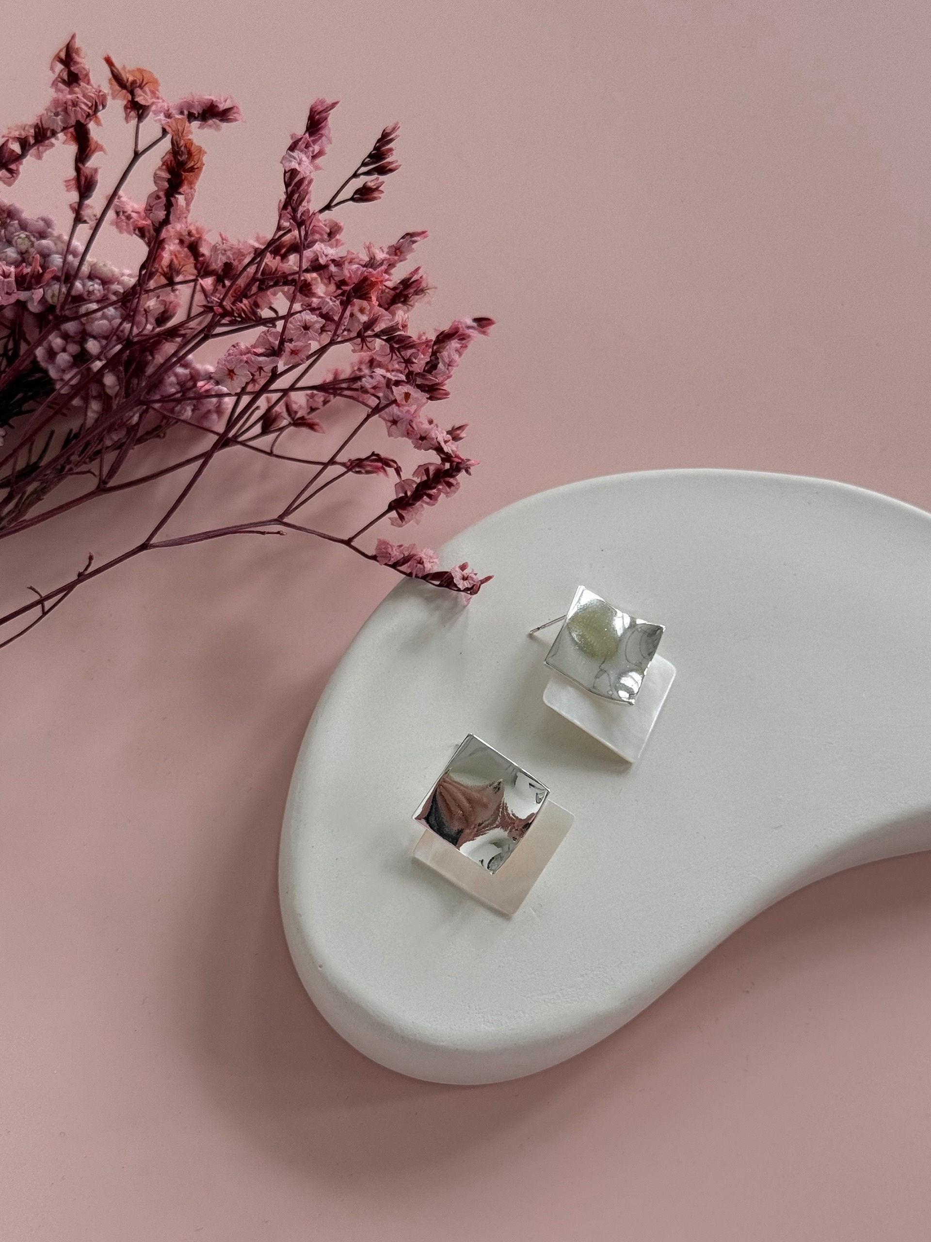 Серьги арт. 450 два ромба