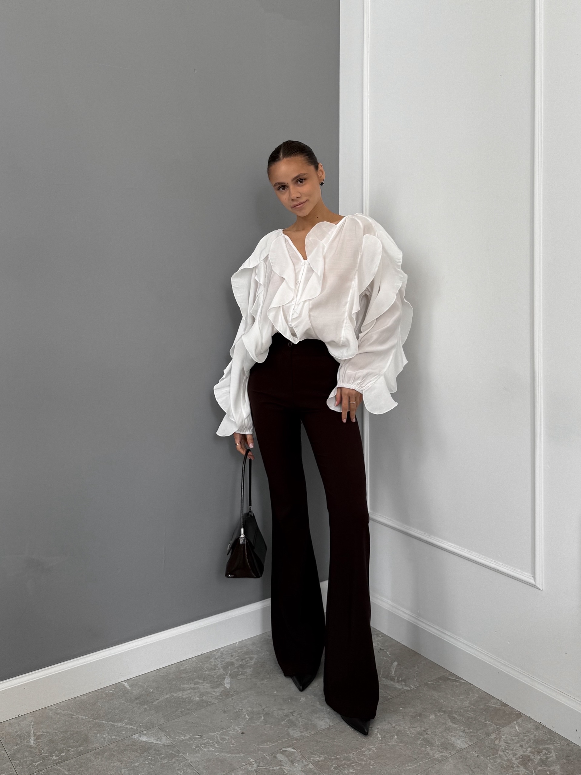 Блузка Fashion 25126 хб рюши