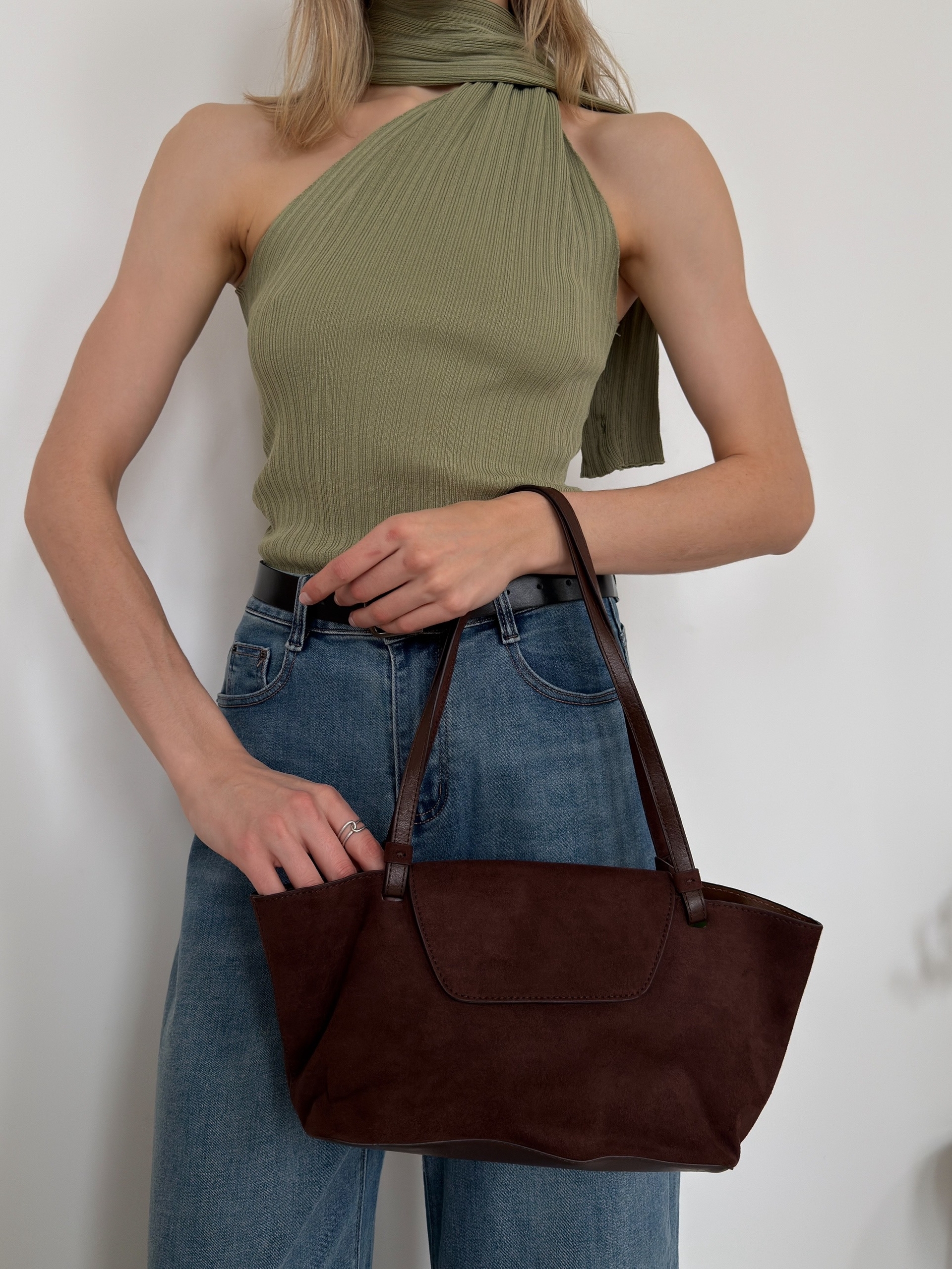 Сумка A257 замша