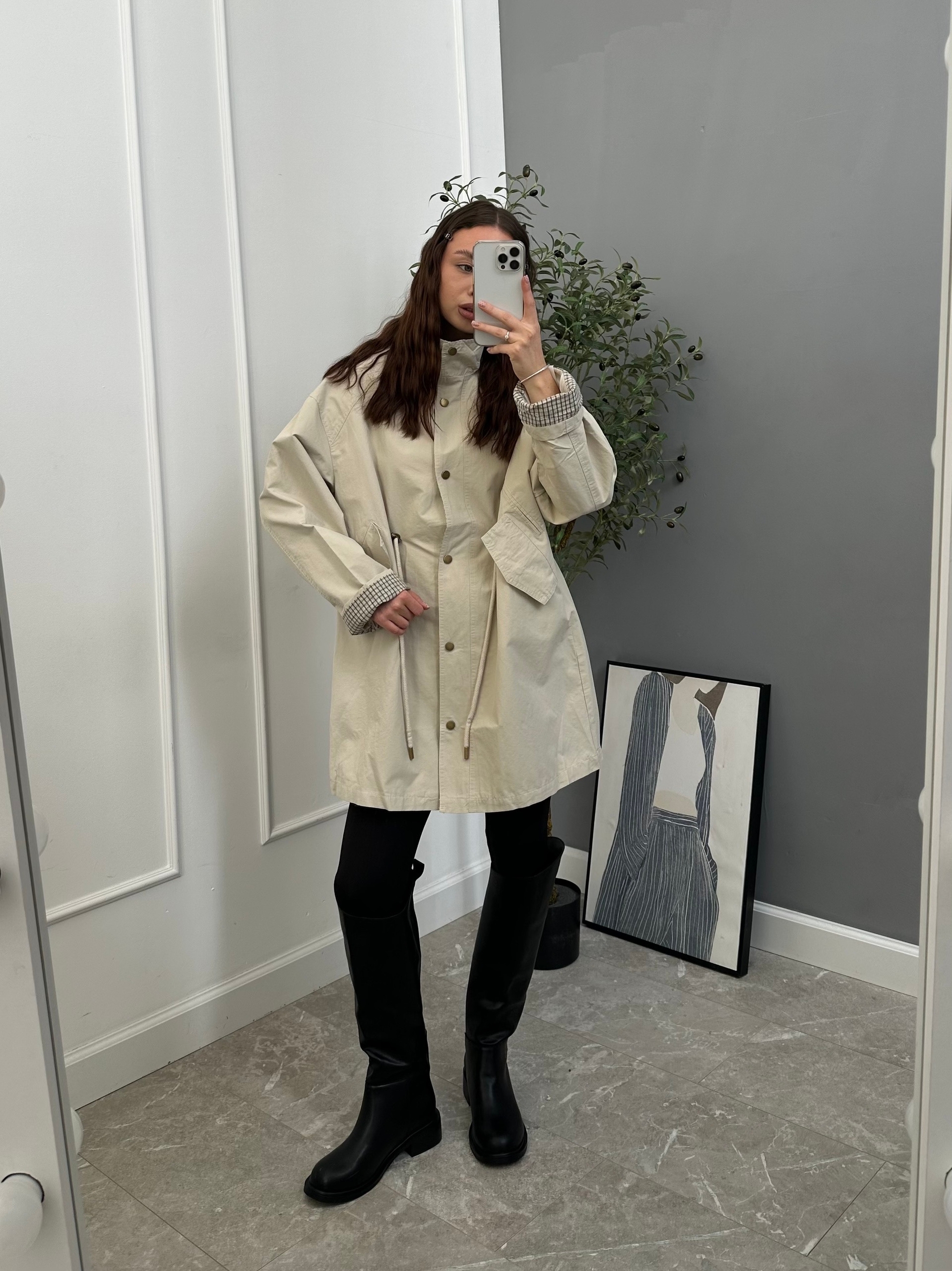 Куртка Yxshun  2506 кулиска на талии