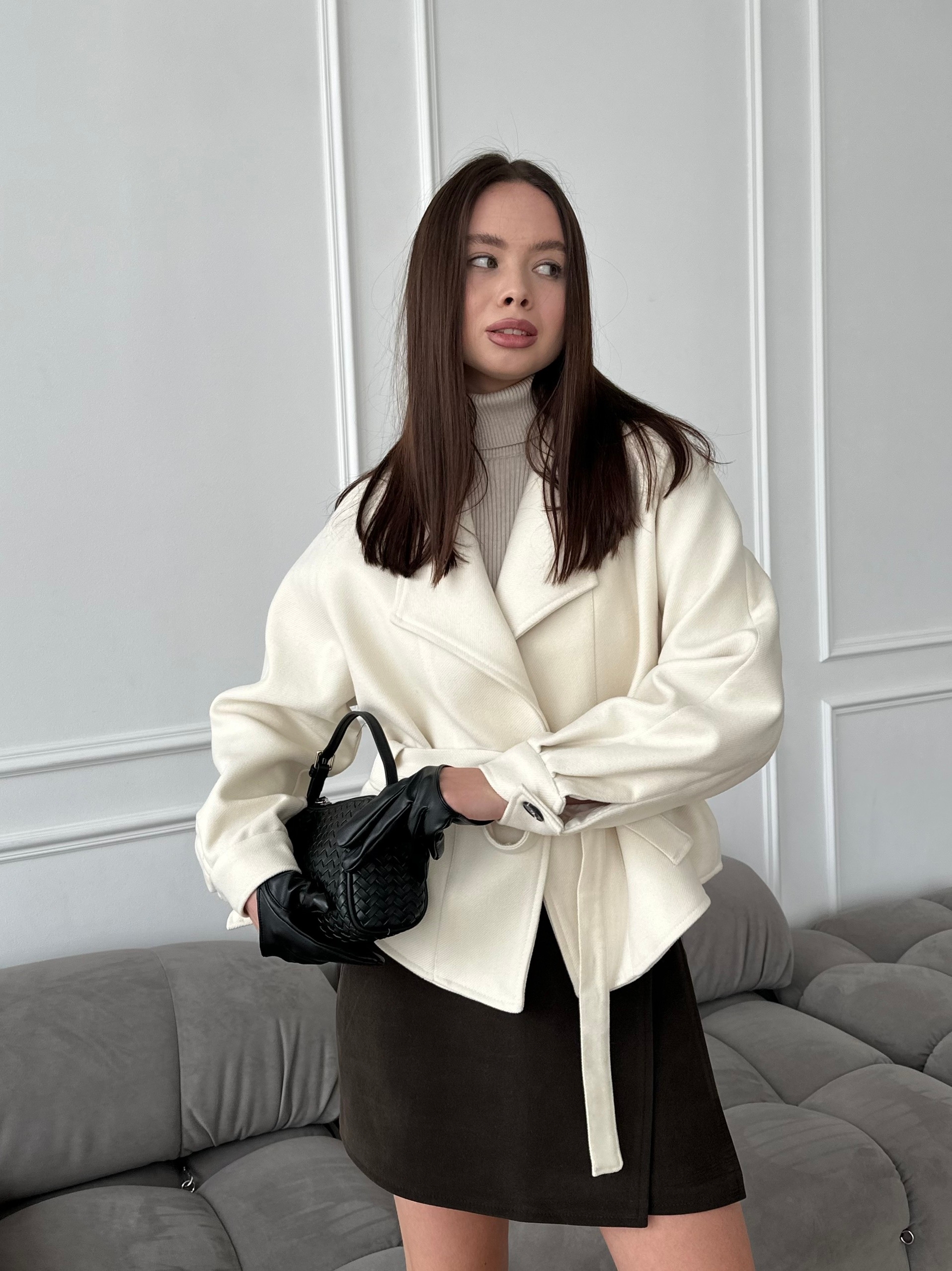 Пальто короткое 8859 XLDIAN