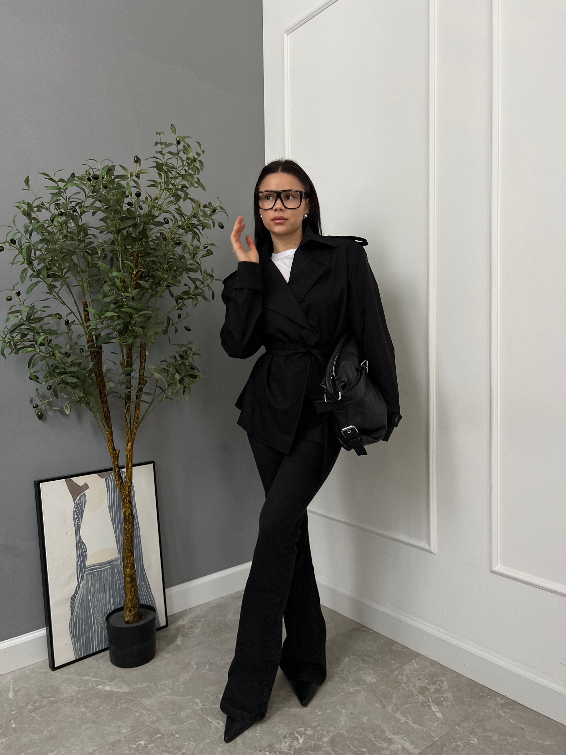 Тренч AURA 219 укороченный