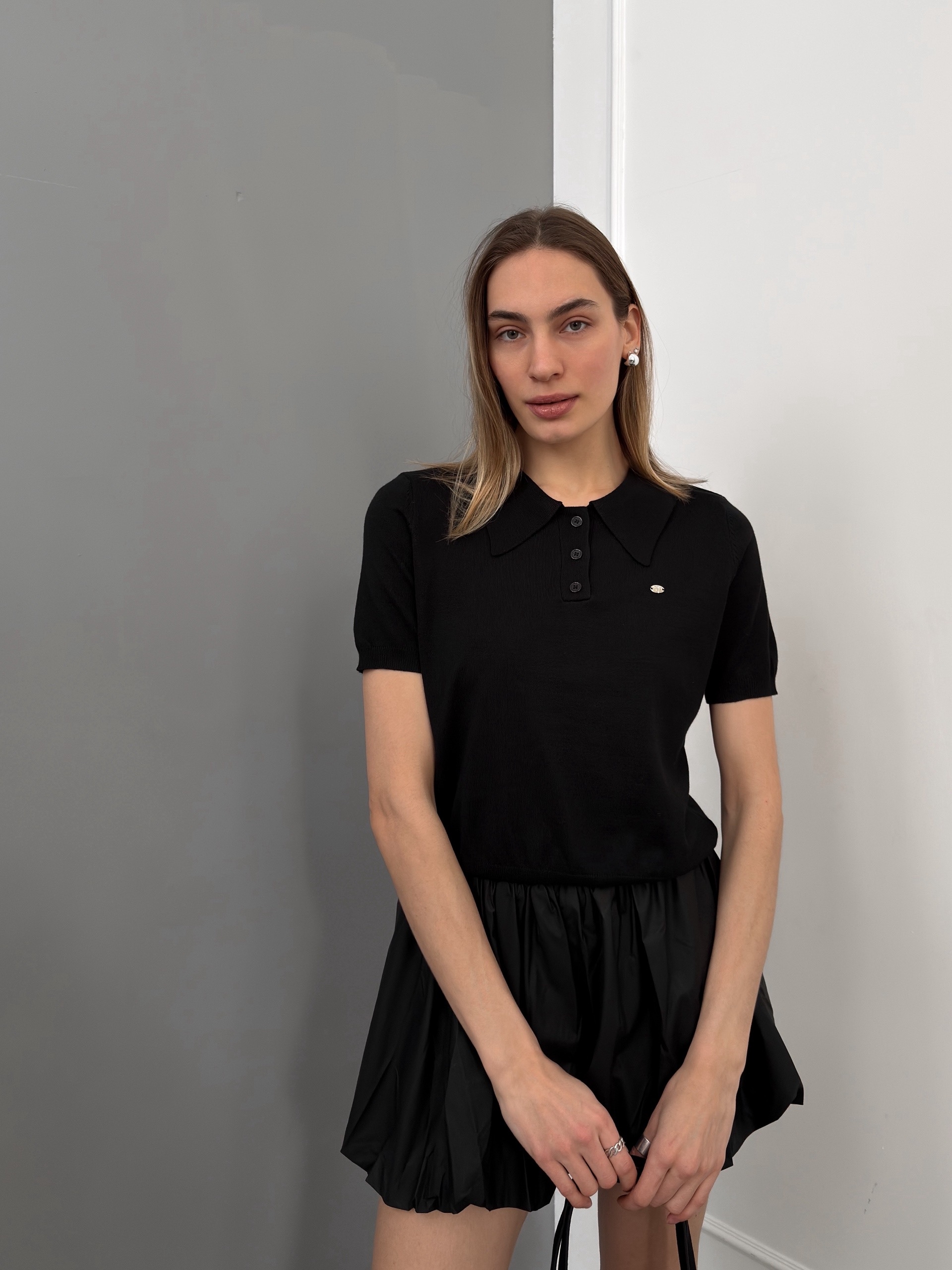 Поло W337 с коротким рукавом