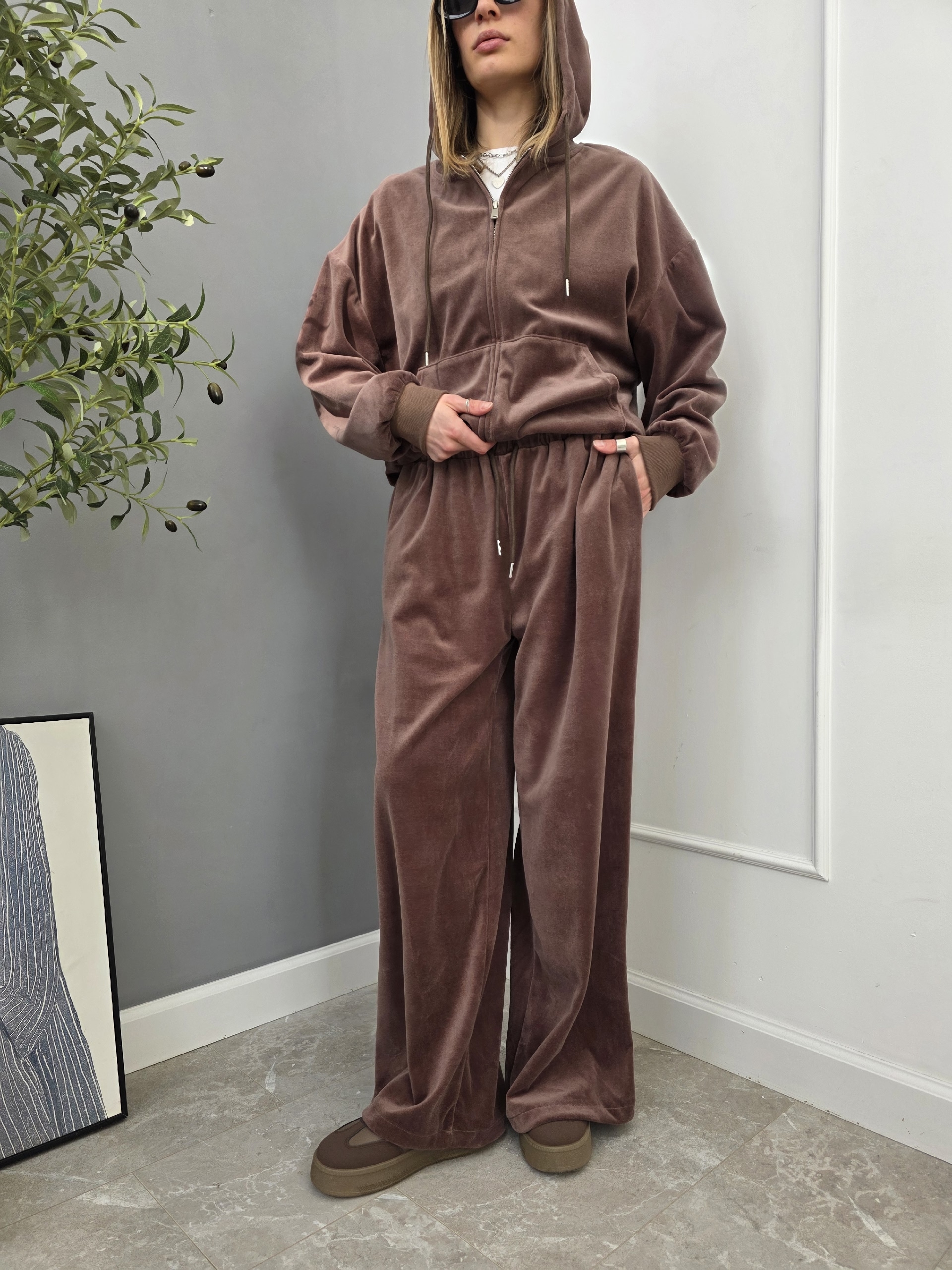 Костюм NJ 30592 толстовка+брюки мягкий