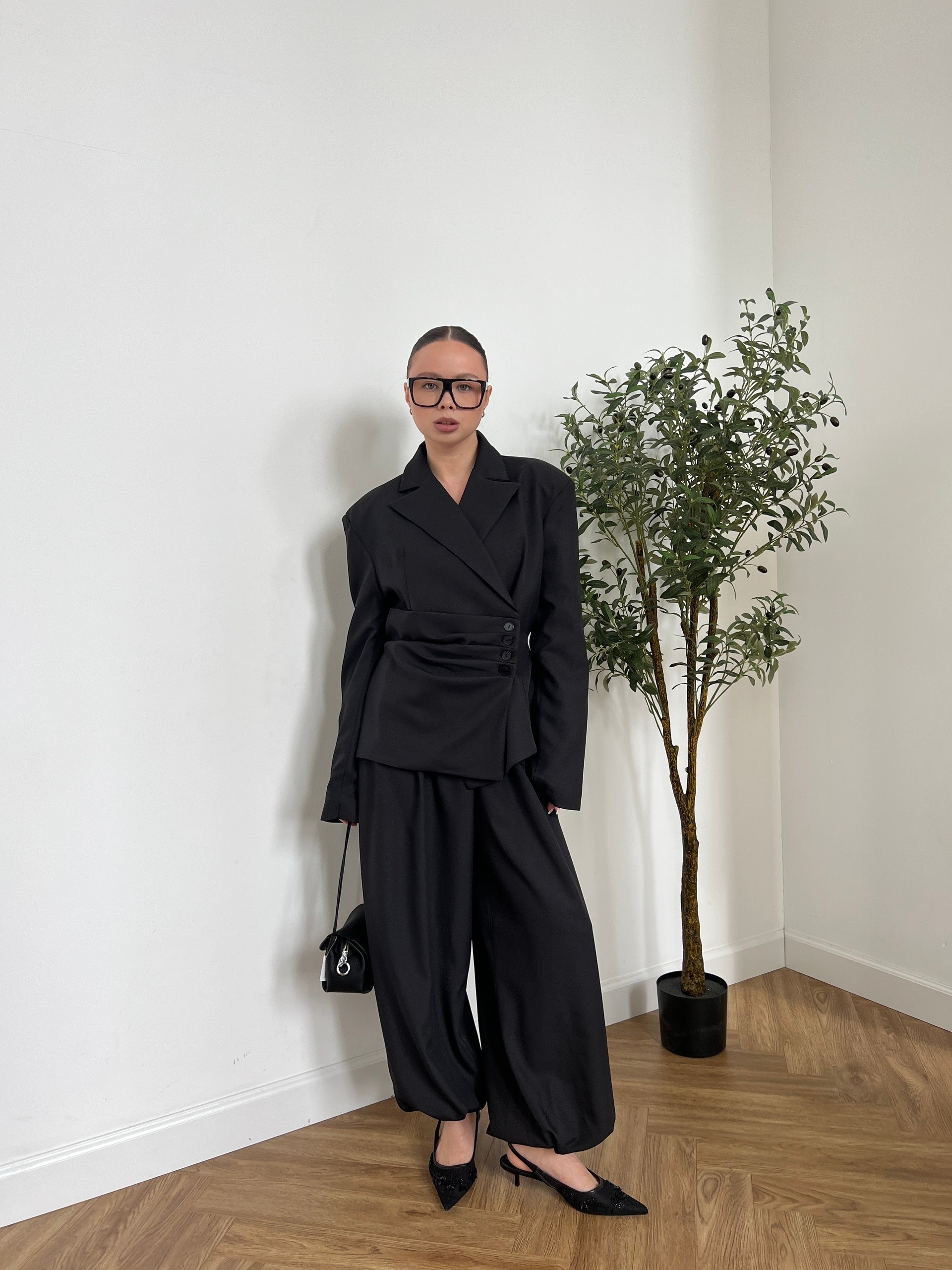 Костюм The Vibe жакет сборка+брюки