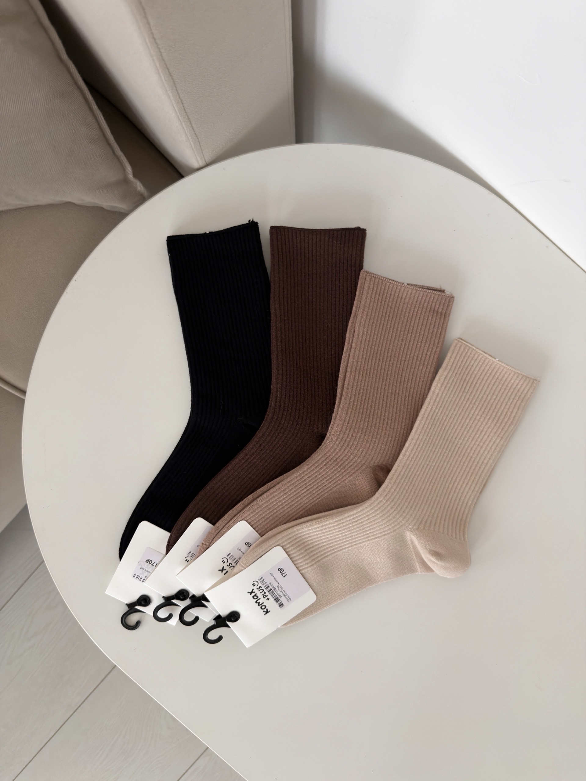 Носки Komax 1322-7 высокие в рубчик