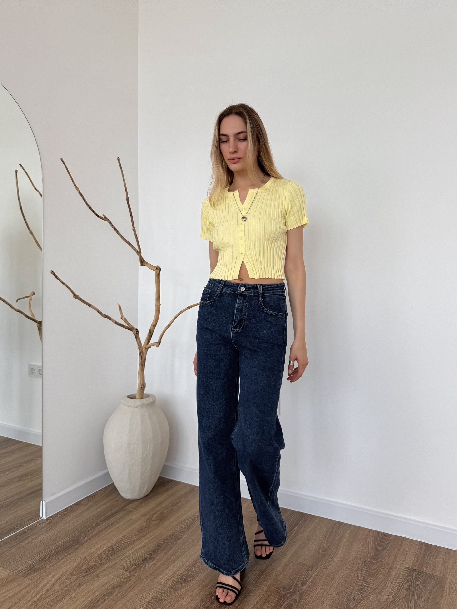 Джинсы Praisejeans E5812E трубы синие