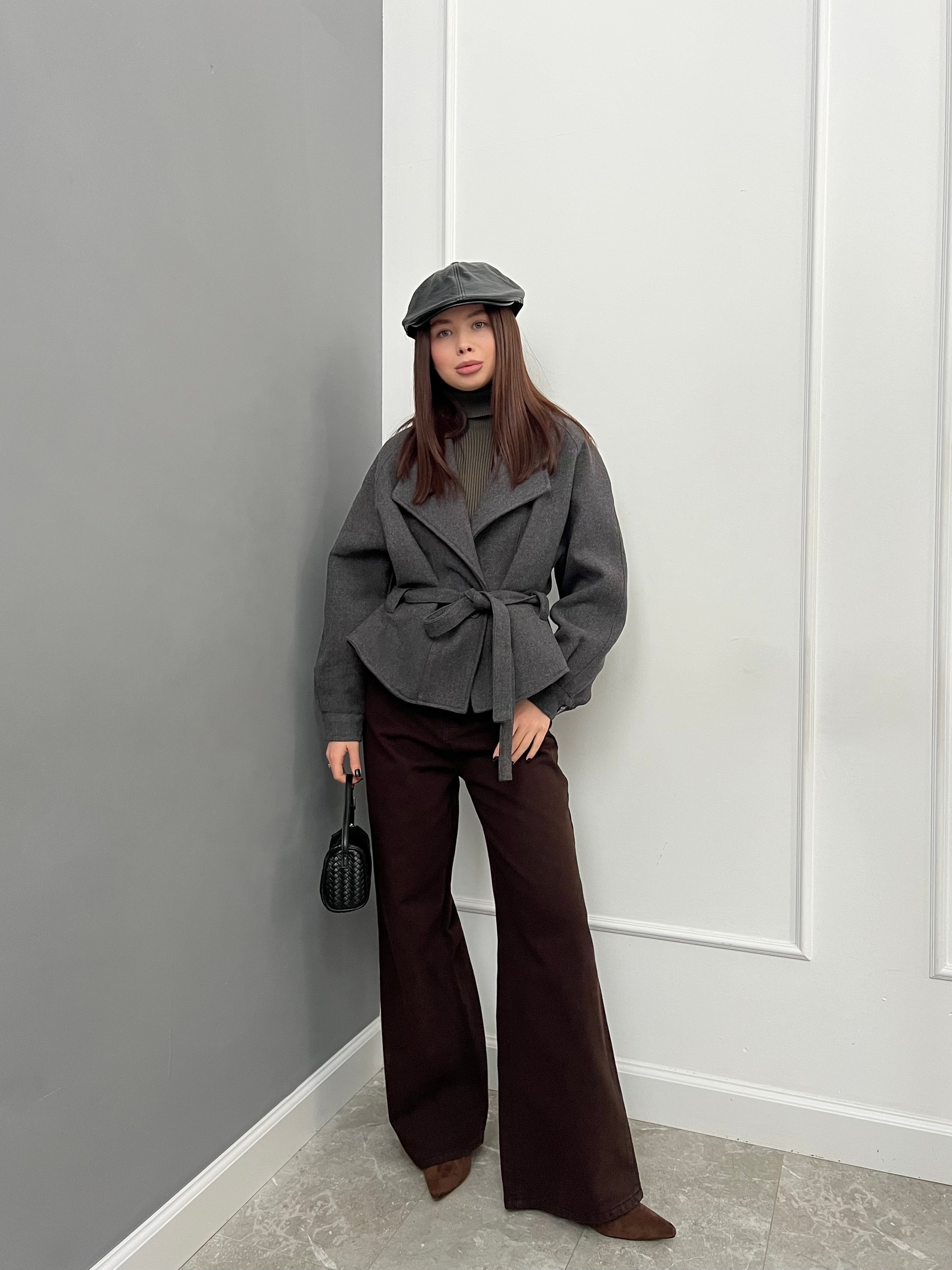 Пальто короткое 8859 XLDIAN