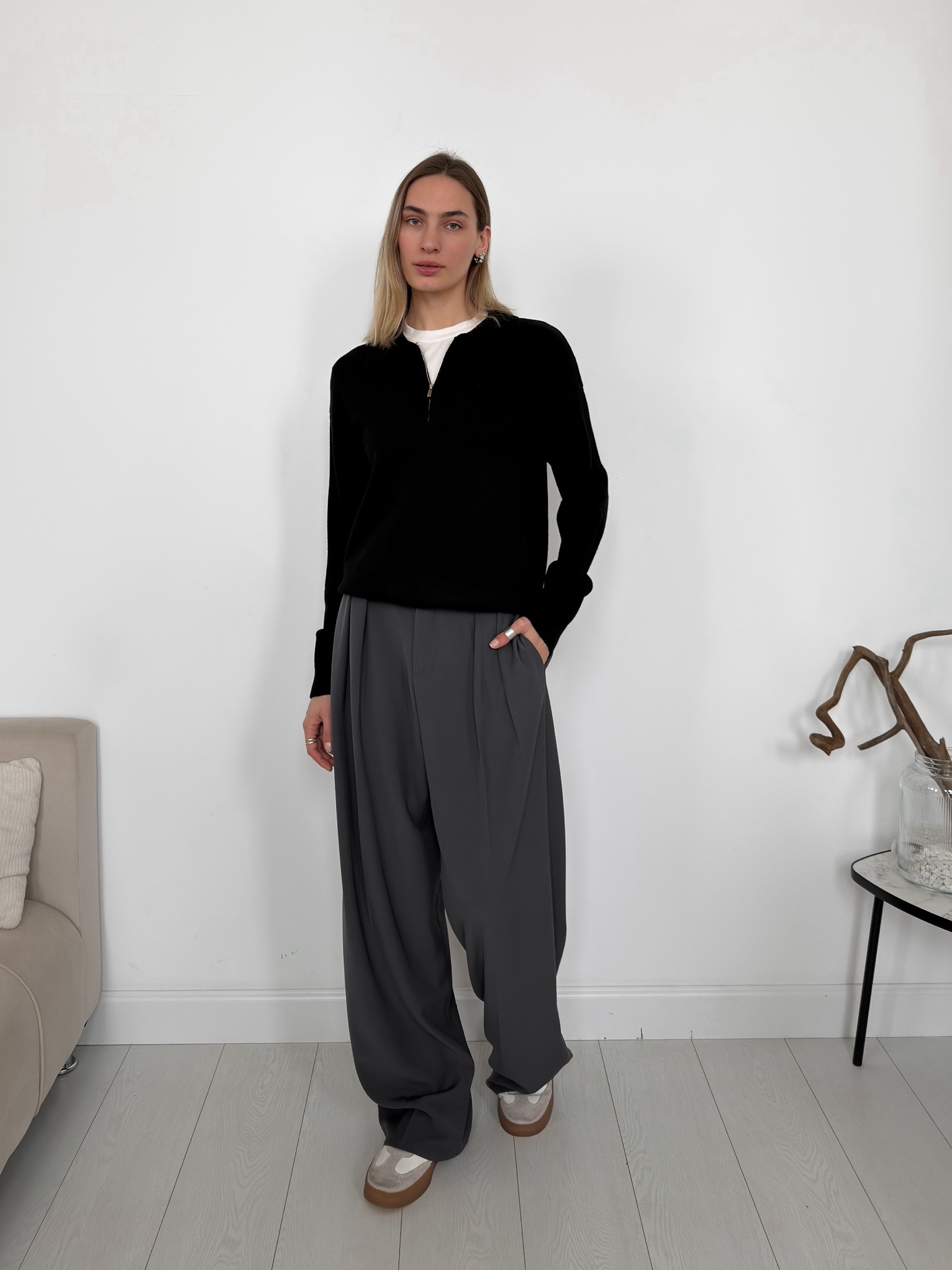 Джемпер Korea z1007 поло на замке